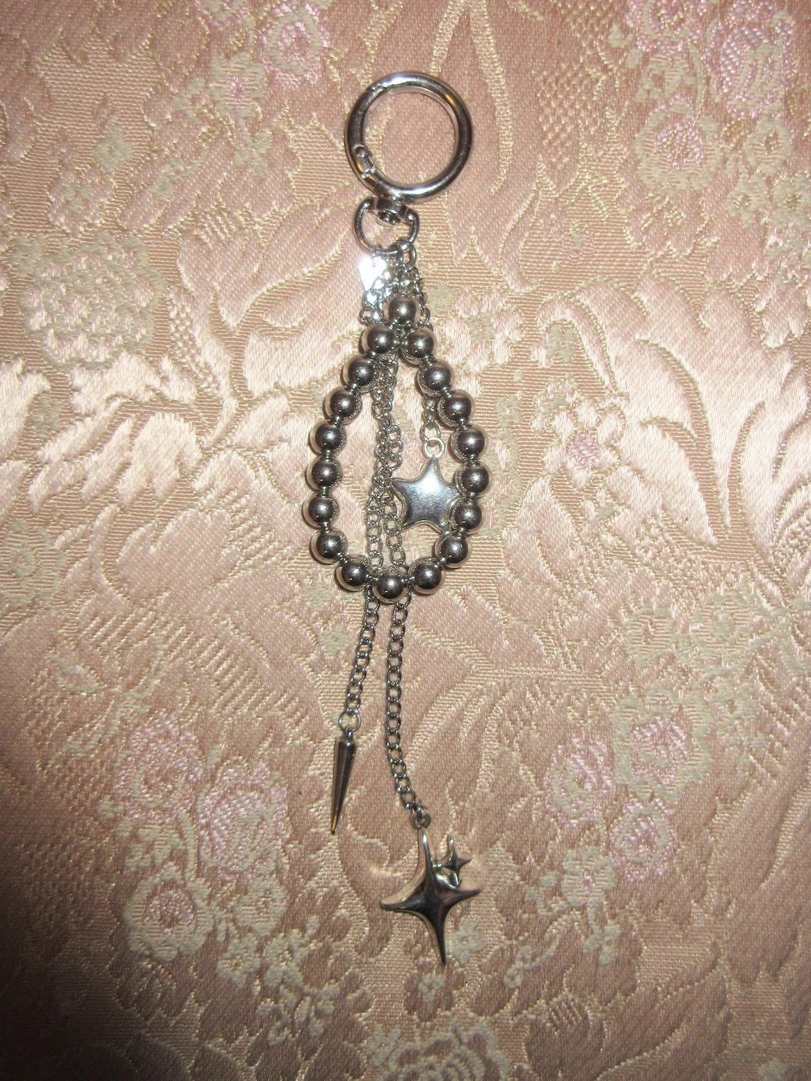 nausicaa SILVER BEADED KEYCHAINS