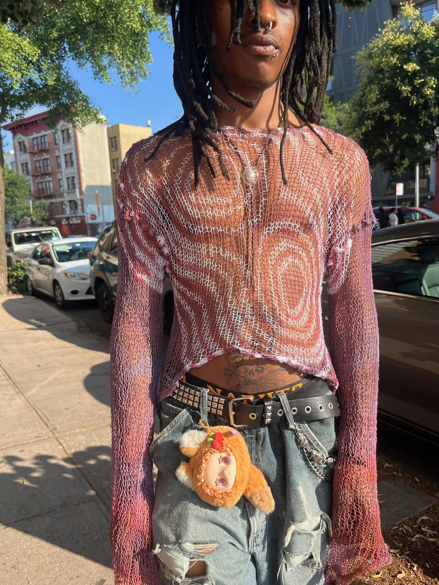 saint leeb Volcanic Spiral Blouse