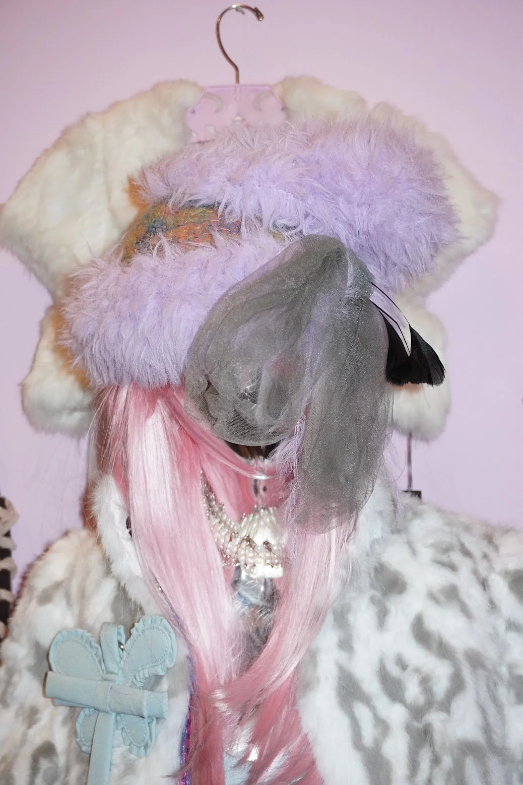 monjia lavender laffy taffy slouch beanie