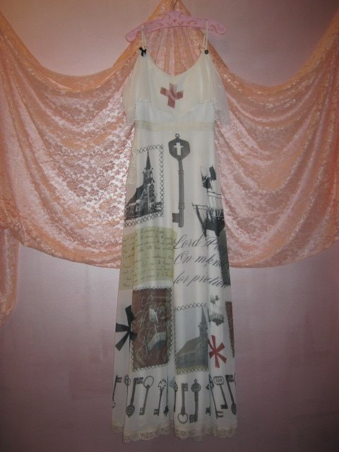 Alice's Fall chiffon gown