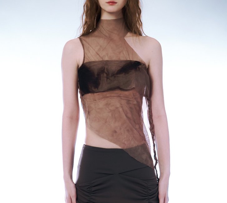 nausicaa BROWN DYE NEPTUNE TOP