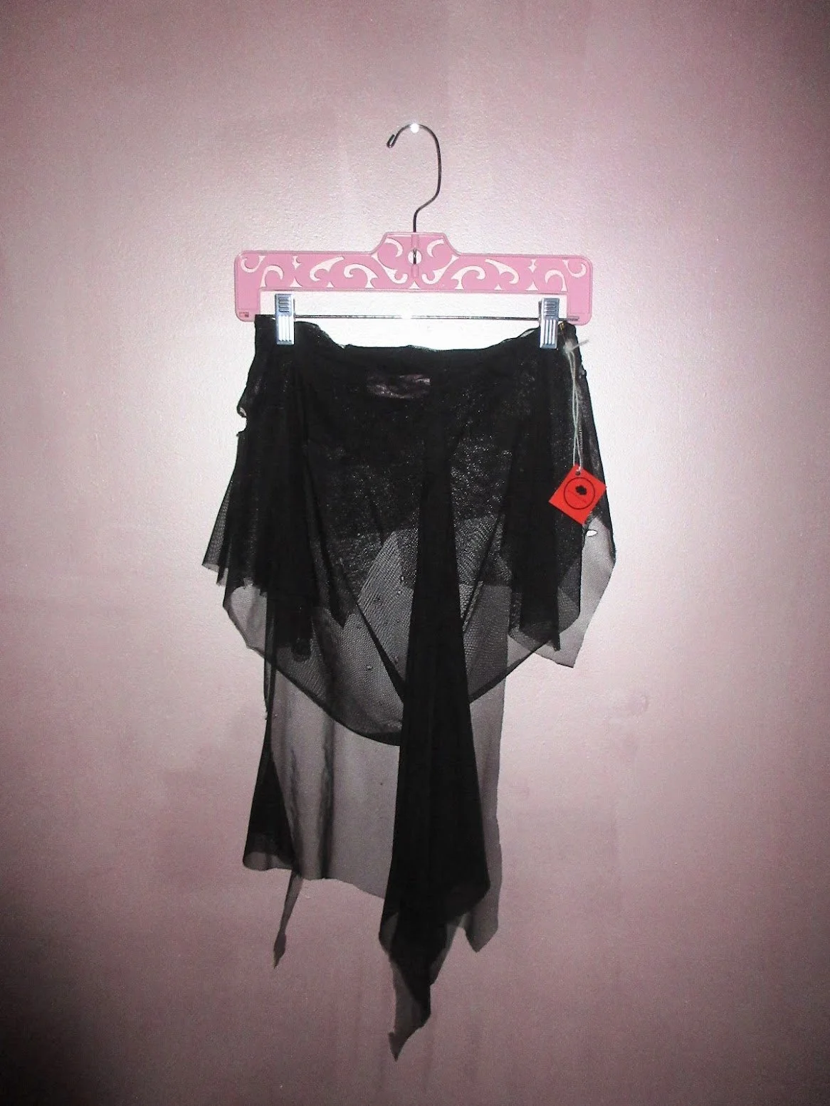 cloudie jobi black mesh skirt/belt layer