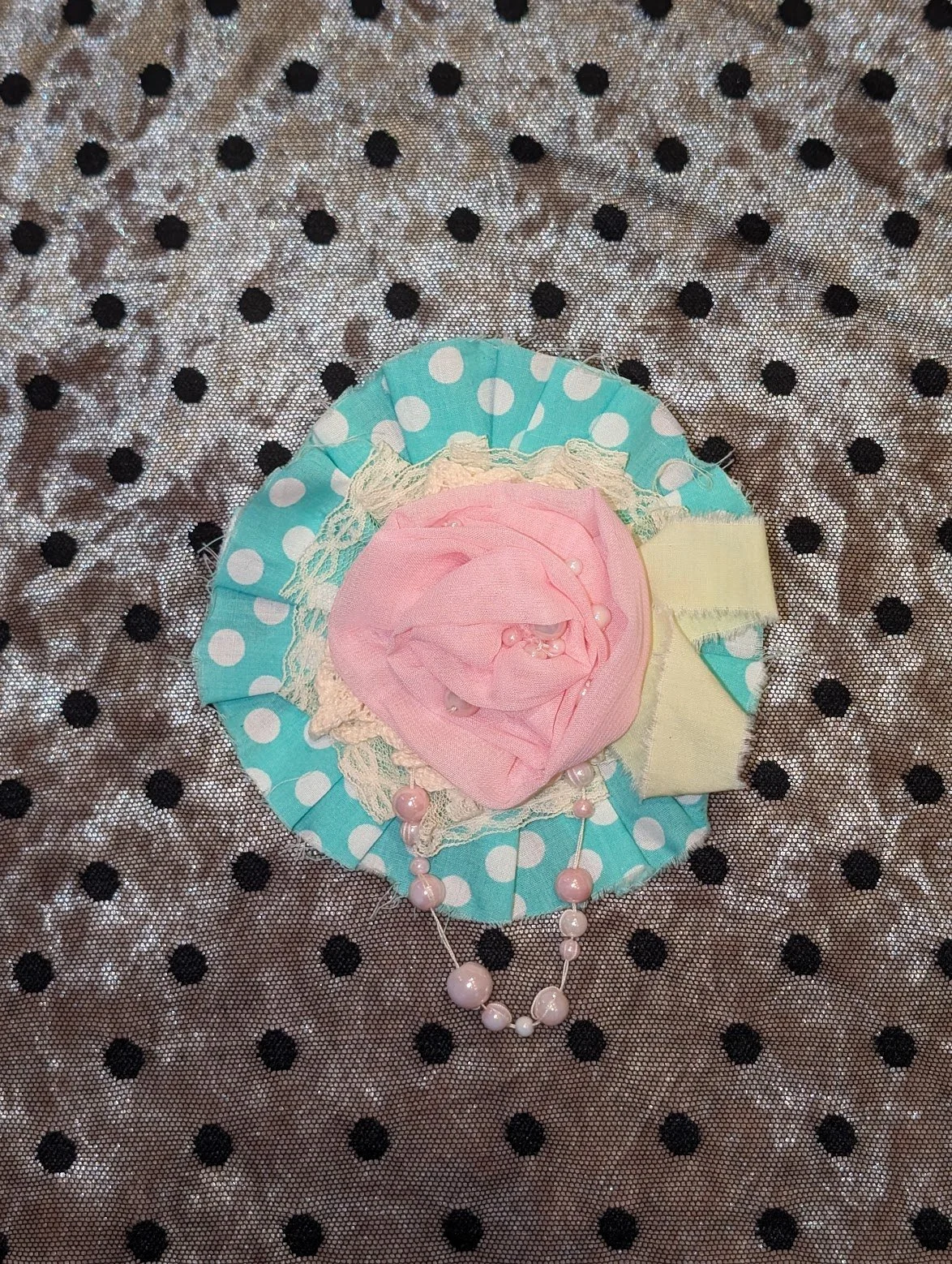 Megan Yama Short Rosette - Pop Pink
