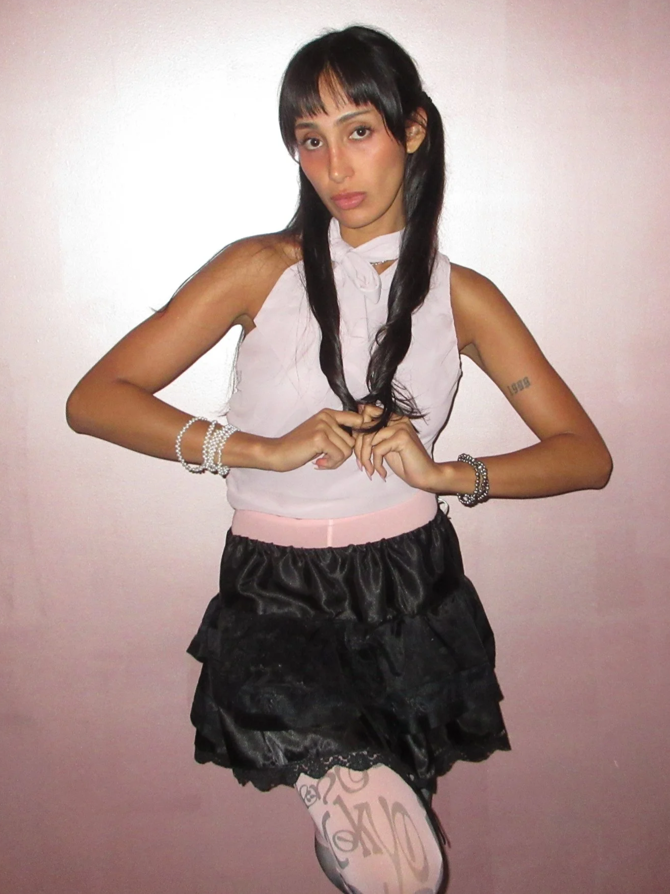 faeble Raven Mini Skirt