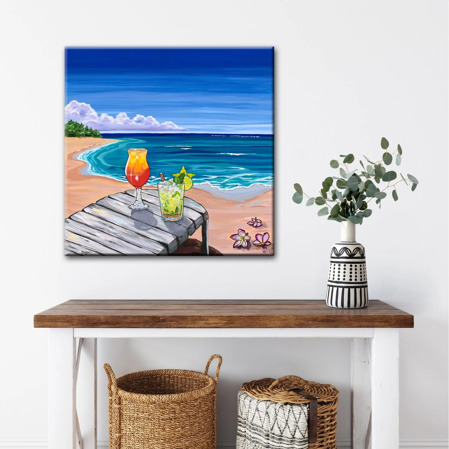 Giclée "Plumeria Beach I"
