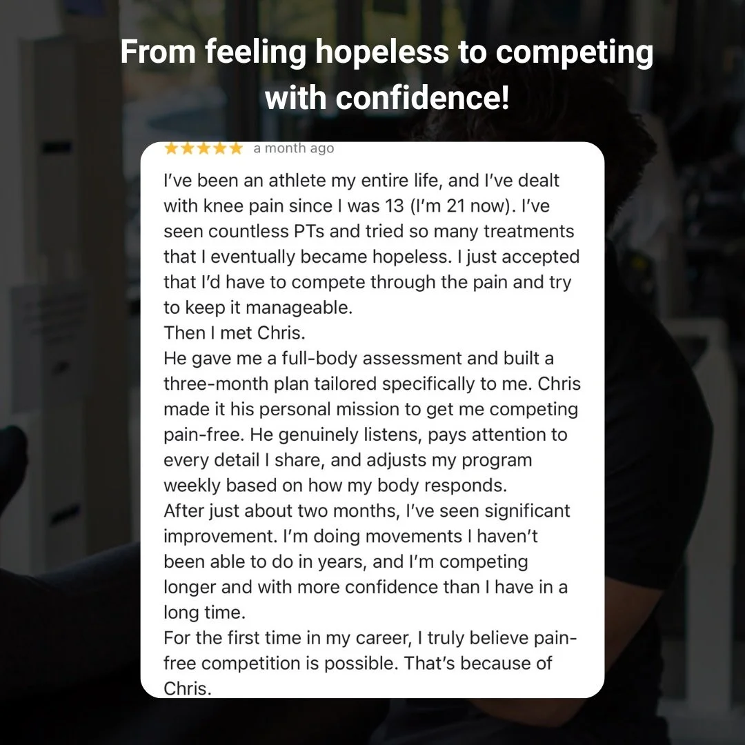 At AthleX we are very grateful for having the opportunity to serve the community and help people overcome barriers to get back to doing the things they love.

If you feel stuck or hopeless, know that there is hope and you can still be helped! 

Make 