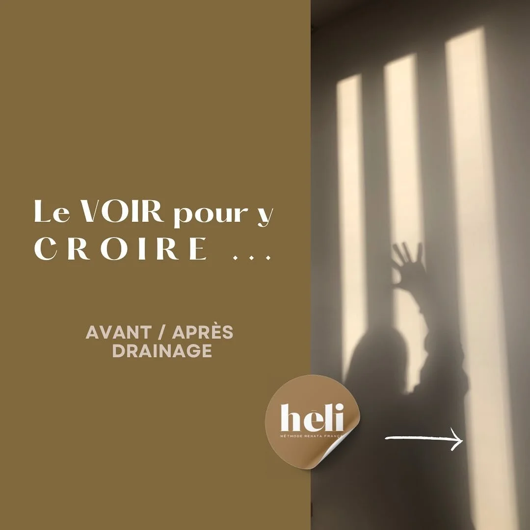 Et oui on adore tous les Avant / Apr&egrave;s 🌪️🙌🏻💫 @helitherapie est pass&eacute; par l&agrave; ! 
Le r&eacute;sultat apr&egrave;s 1 s&eacute;ance de drainage en photo&hellip; et vous n&rsquo;imaginez pas tout ce qu&rsquo;il se passe &agrave; l&