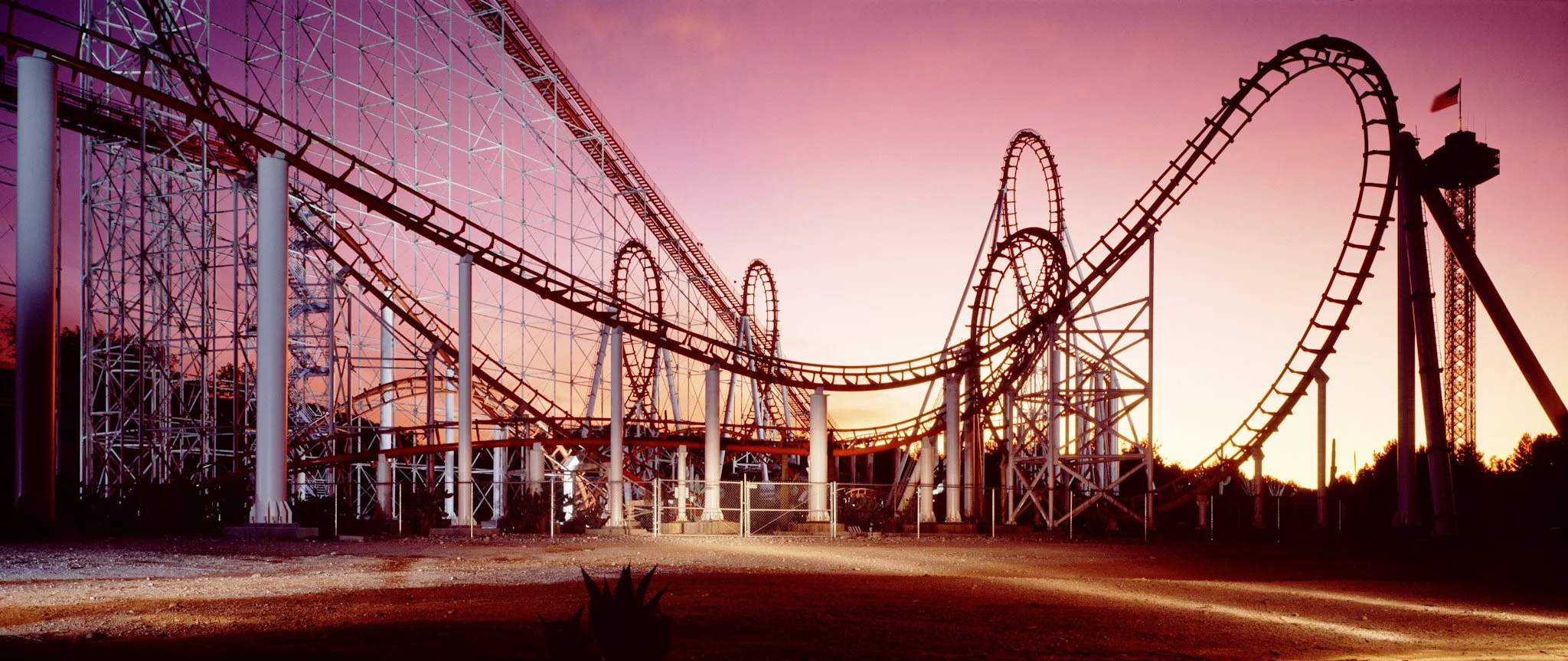 Rollercoaster sunsets