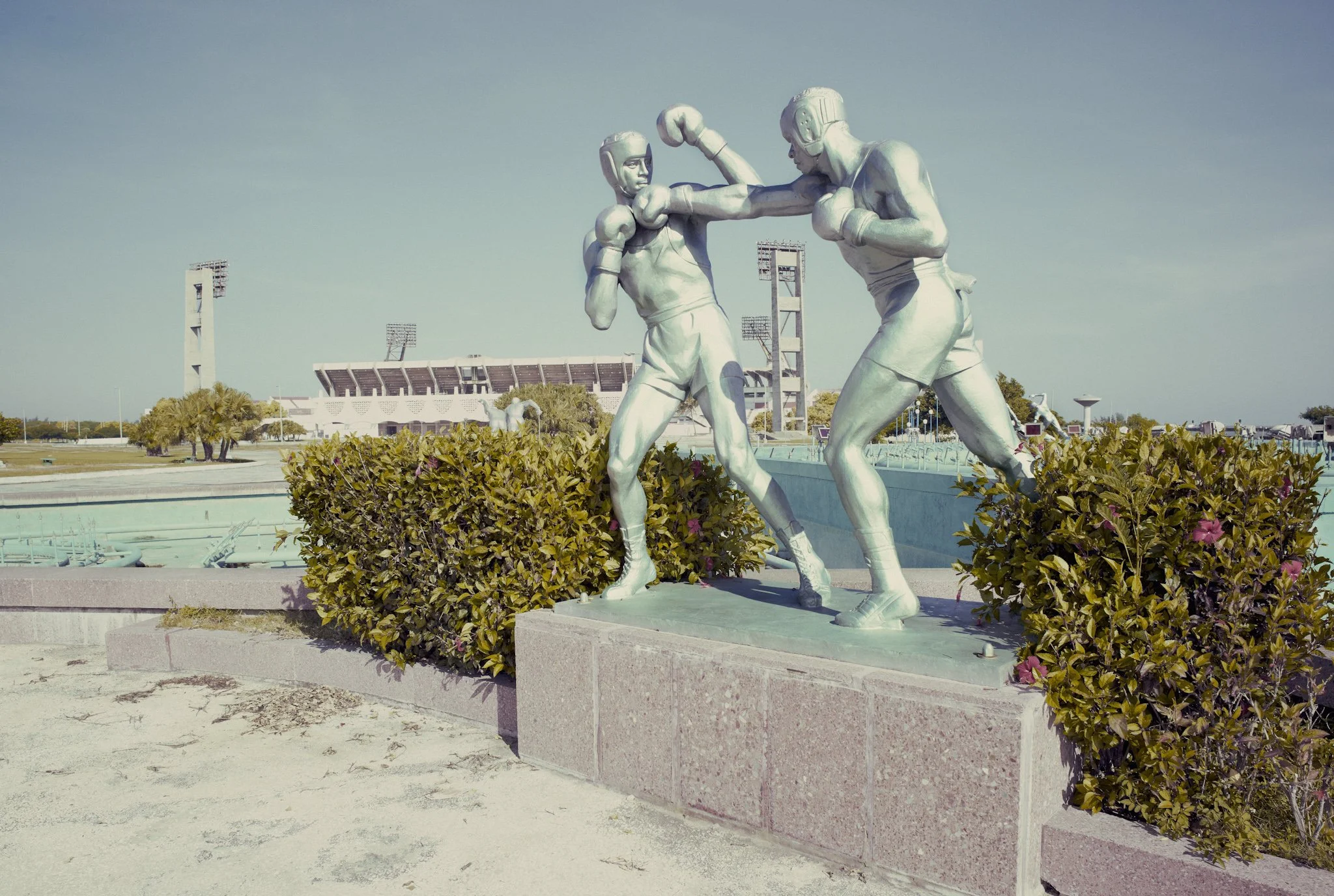 Stadio Olympico Statues Havana