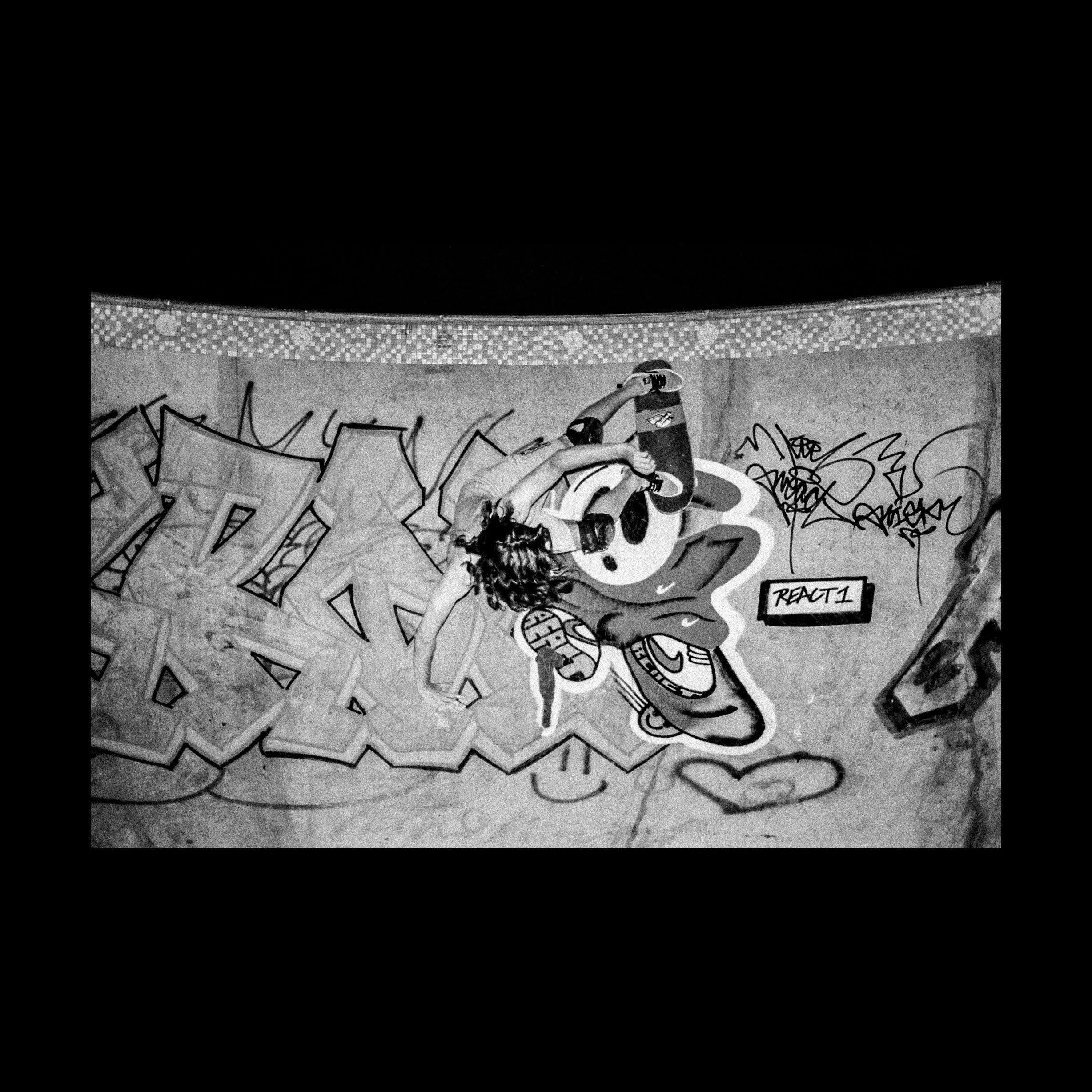 A few grainy moments &amp; textures from Crystal Palace bowl, last summer.