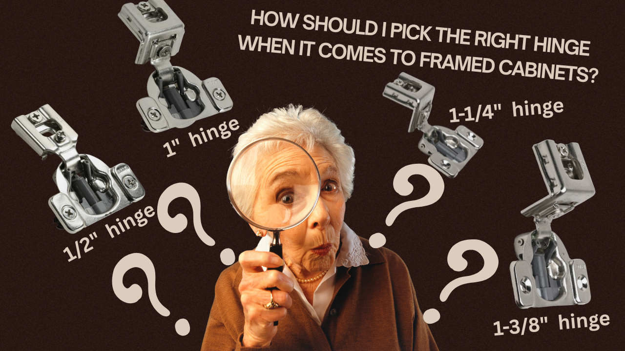 Understanding American Framed Cabinet Hinges: What Do 1/2", 1", 1-1/4", and 1-3/8" Really Mean?