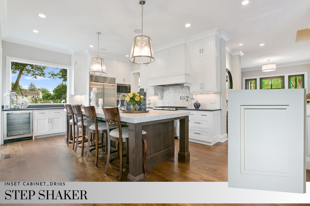 Step Shaker Kitchen Cabinets | RTA Cabinet with Modern Step Profile ...