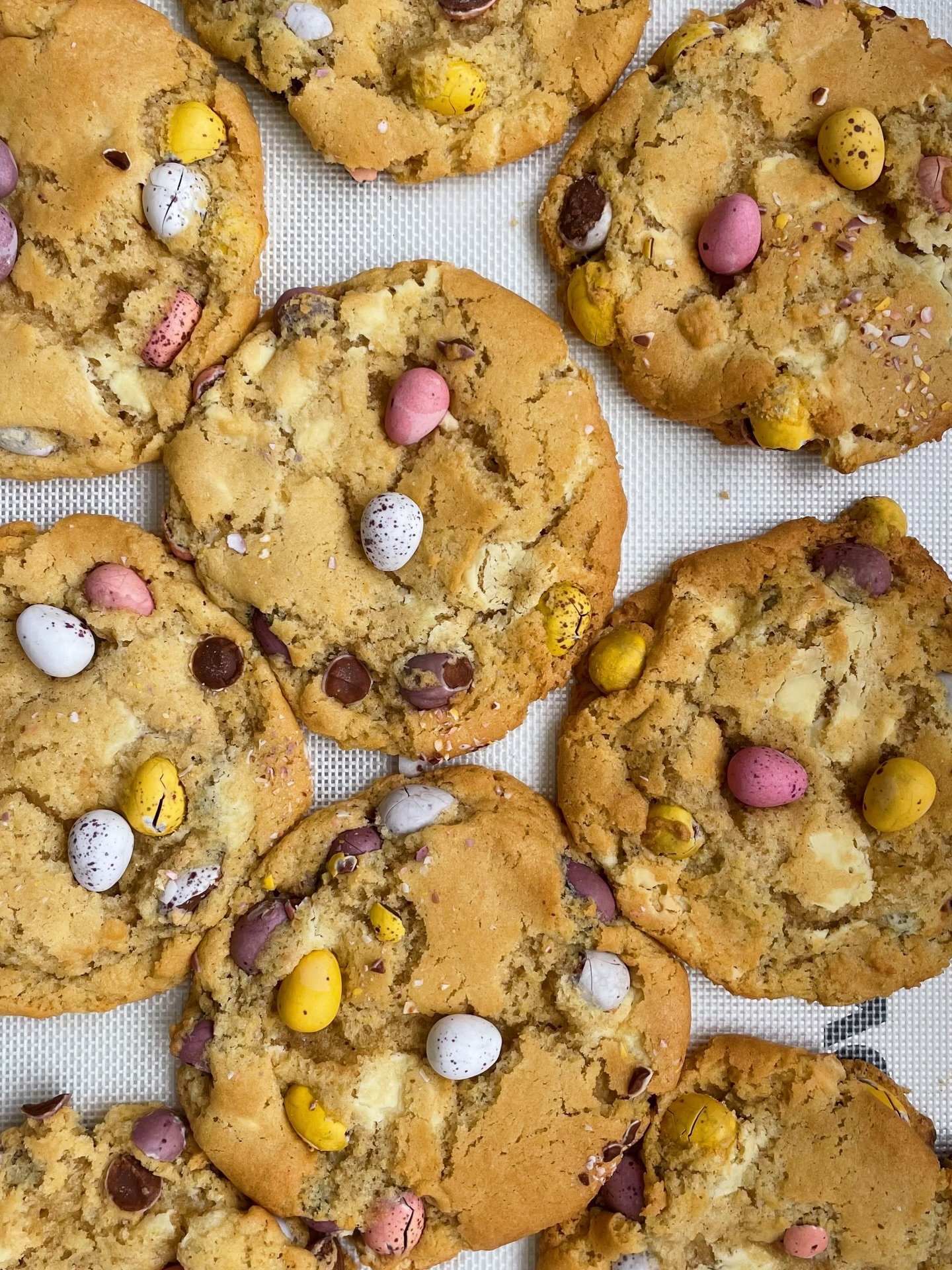 Weather&rsquo;s been dire, so thought we all needed a little pick me up...

MINI EGG COOKIES ARE BACK (for good time and a long time!) 🧡🐣