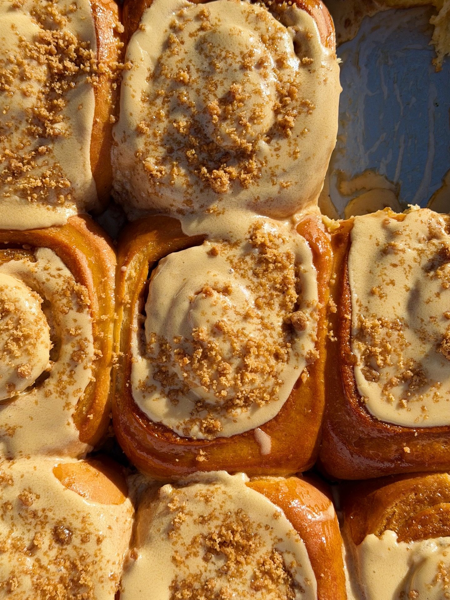 A moment for our coffee swirls in the sun 💛