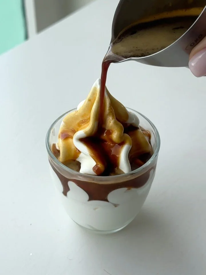 We don&rsquo;t know if the sun is coming or going&hellip;but soft serve is here to STAY&hellip;and it&rsquo;s perfect with a shot of espresso 😉🍦