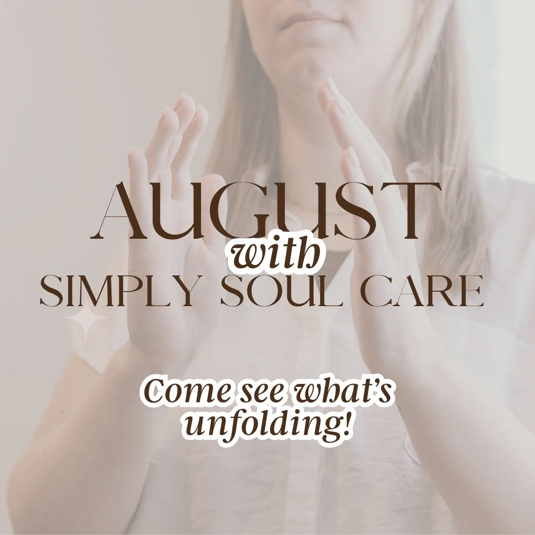 Come and see what's unfolding for Simply Soul Care in August 💫

Back by popular demand!
Heart Space Meditation + Reiki classes are continuing at Conscious Connections on:
🗓️ Monday August 4th &amp; 18th-these evenings have been such a gentle return