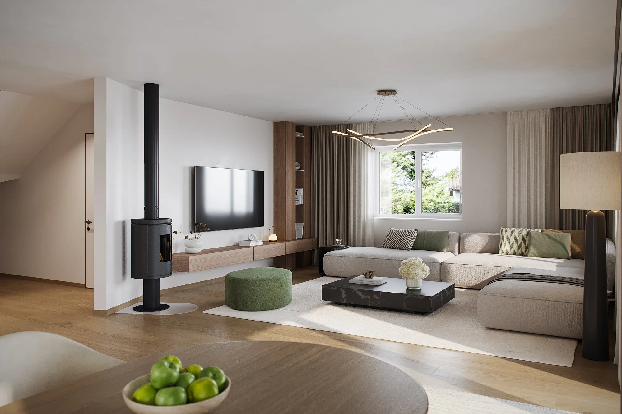 Visualisierung Wohnzimmer