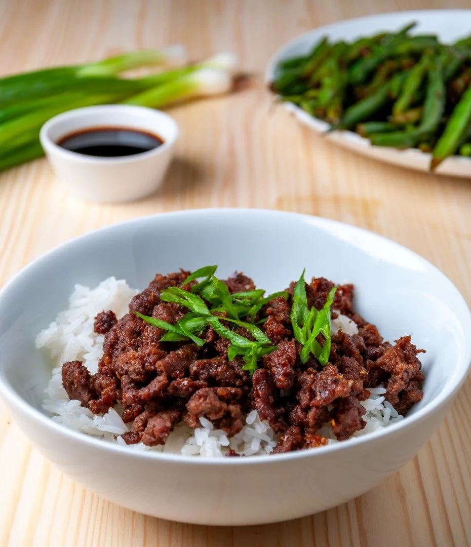 Korean Beef with Rice