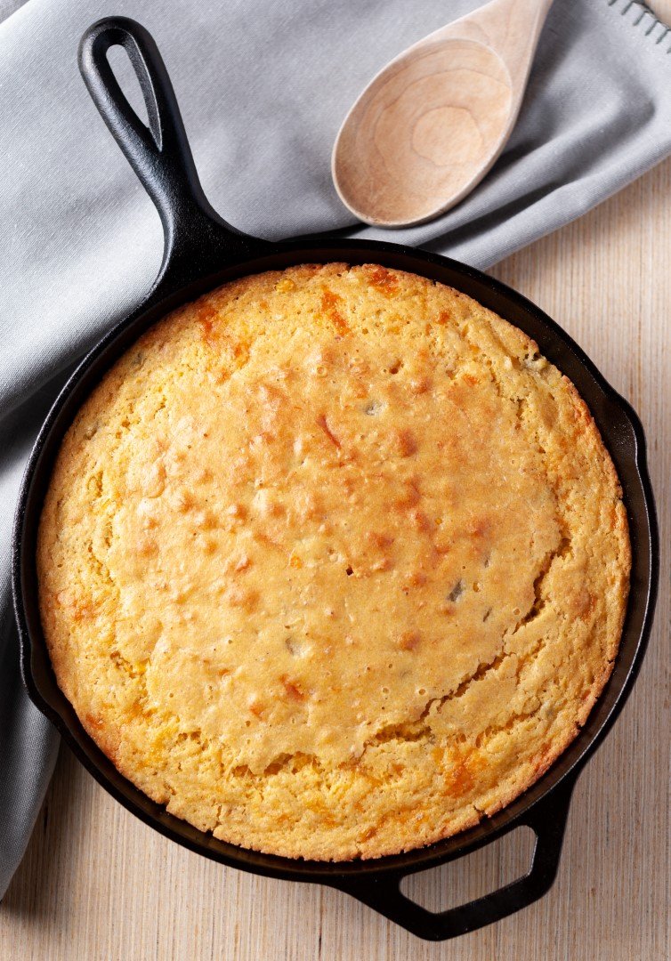 Spicy Southwest Jalapeno Cast-iron Cornbread 