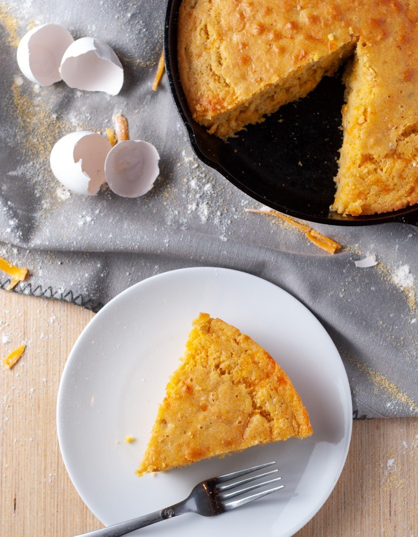 Slice of Spicy Jalapeno Cornbread