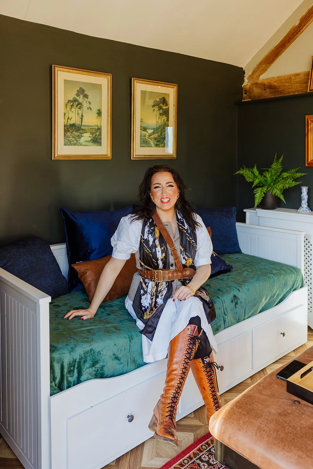 Camilla in Pool House Lounge