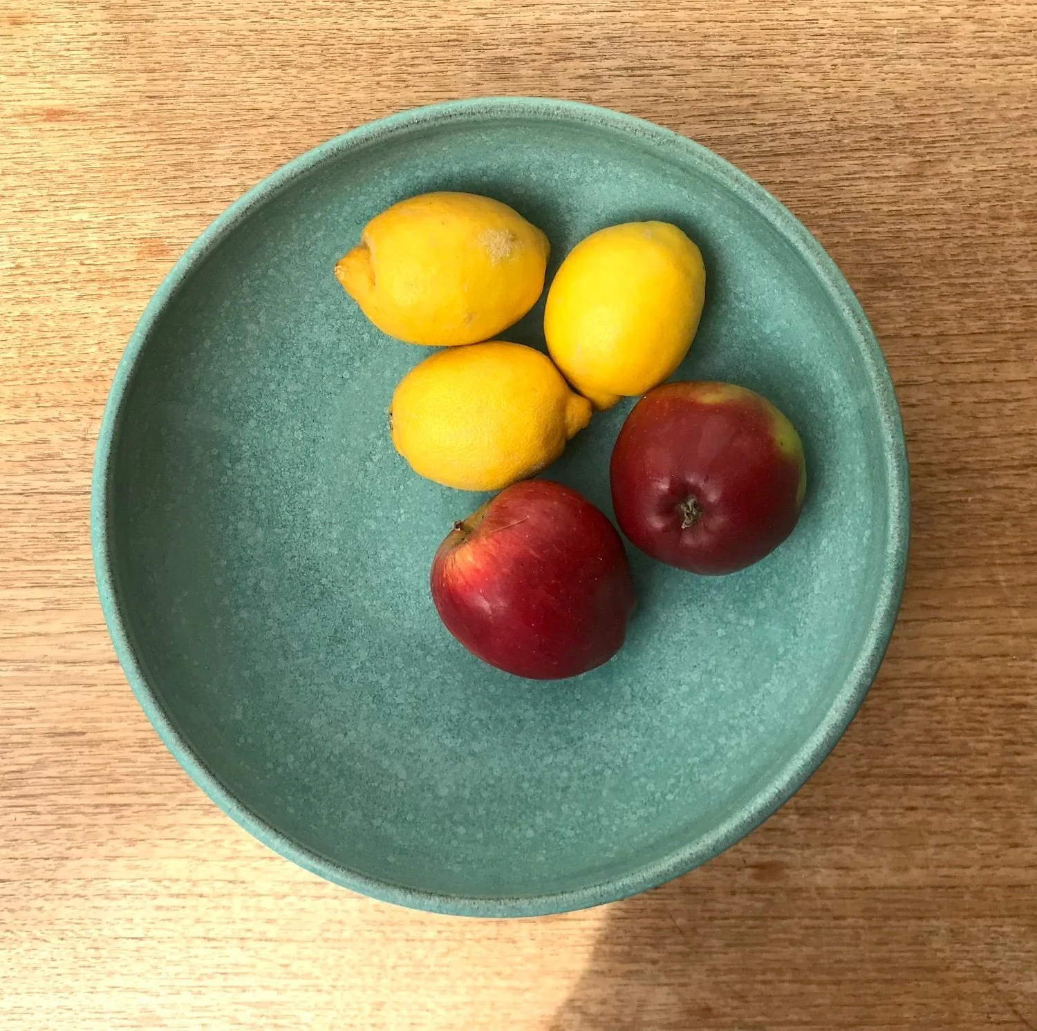 large green fruit salad bowl