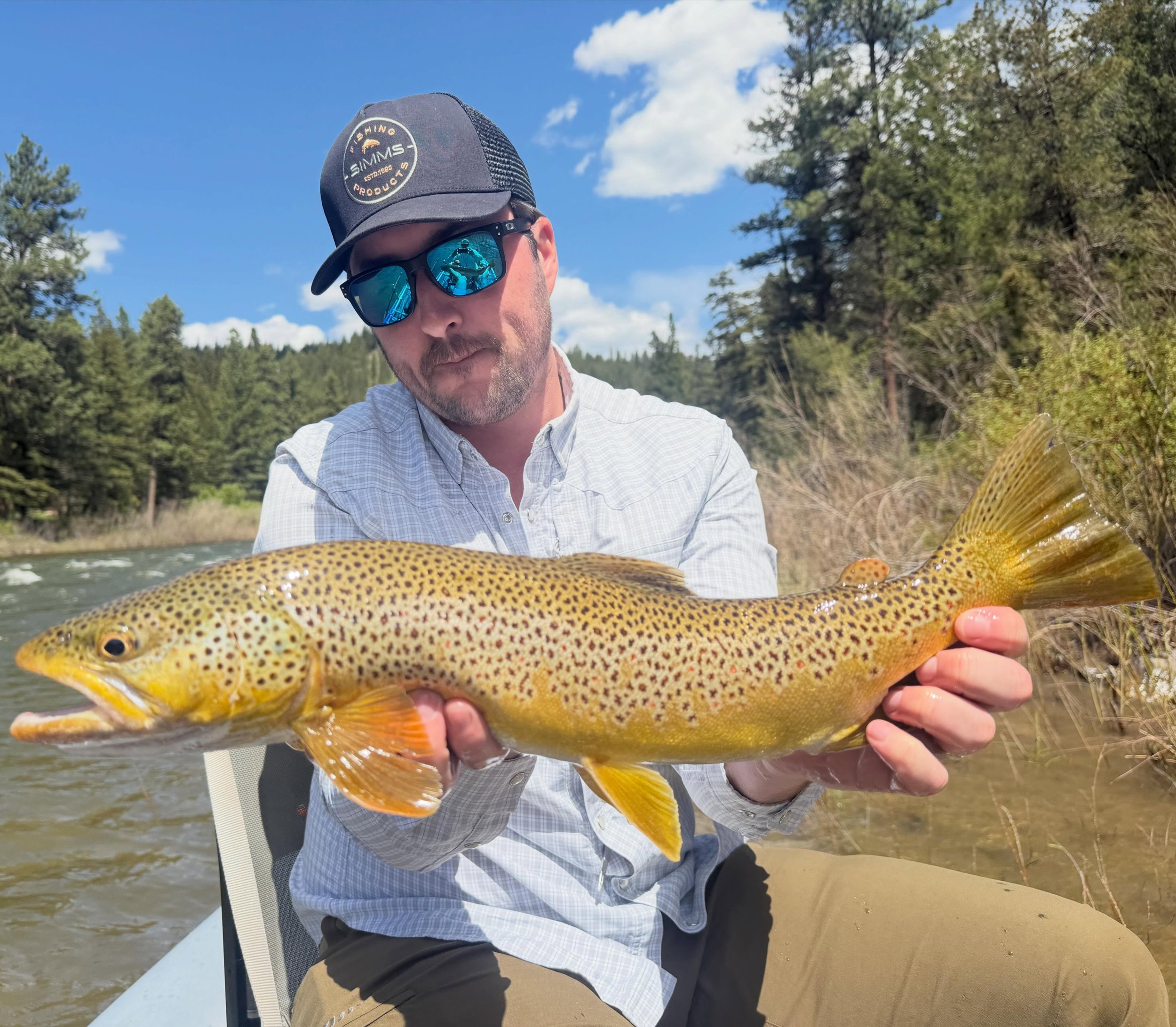 @revistg showed up this weekend and the local waters were in. Tom can fish&hellip;. Be like Tom&hellip; #montana #instajail #freeme #missoulaflyguy