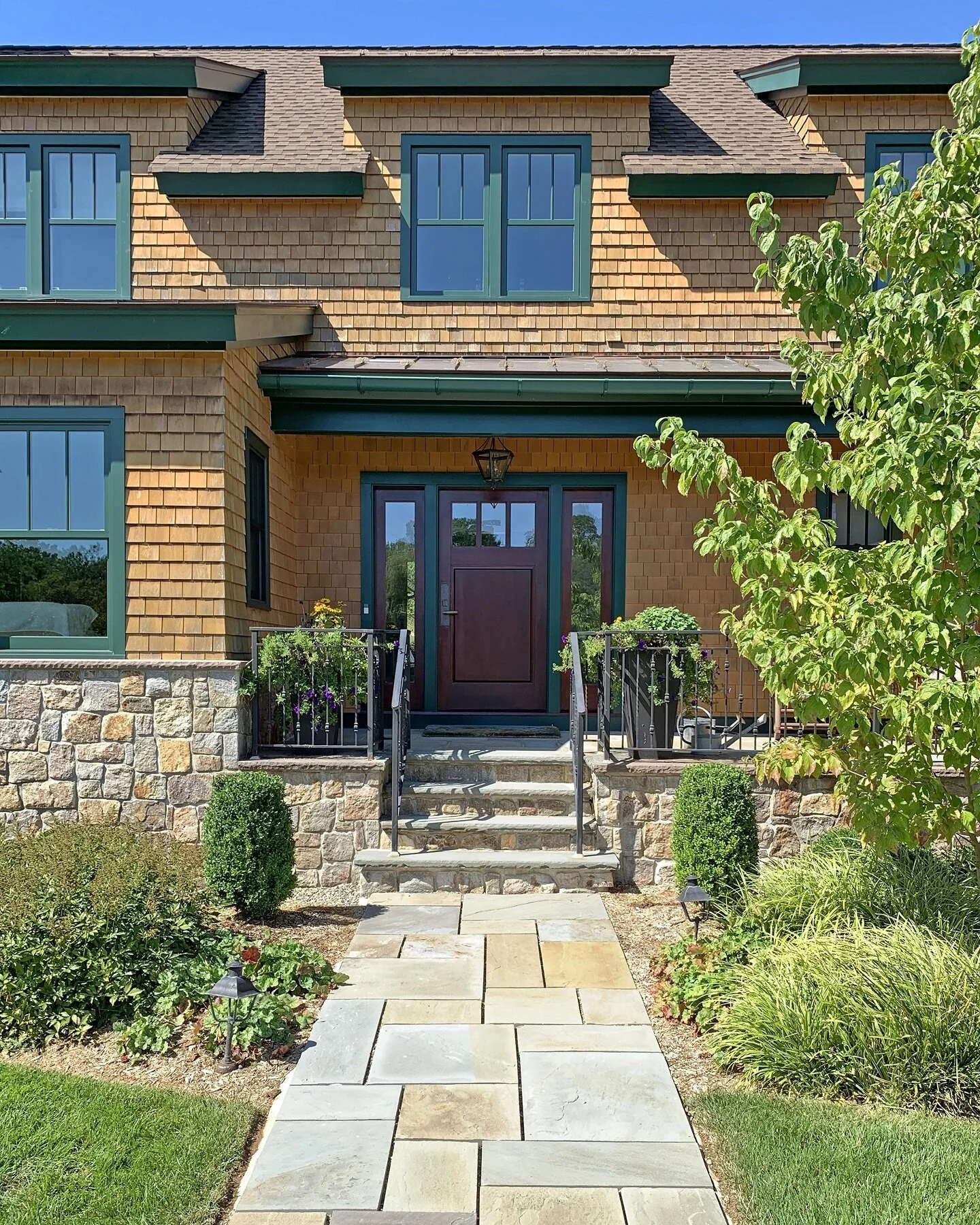 Stone walkways in Chatham, NJ