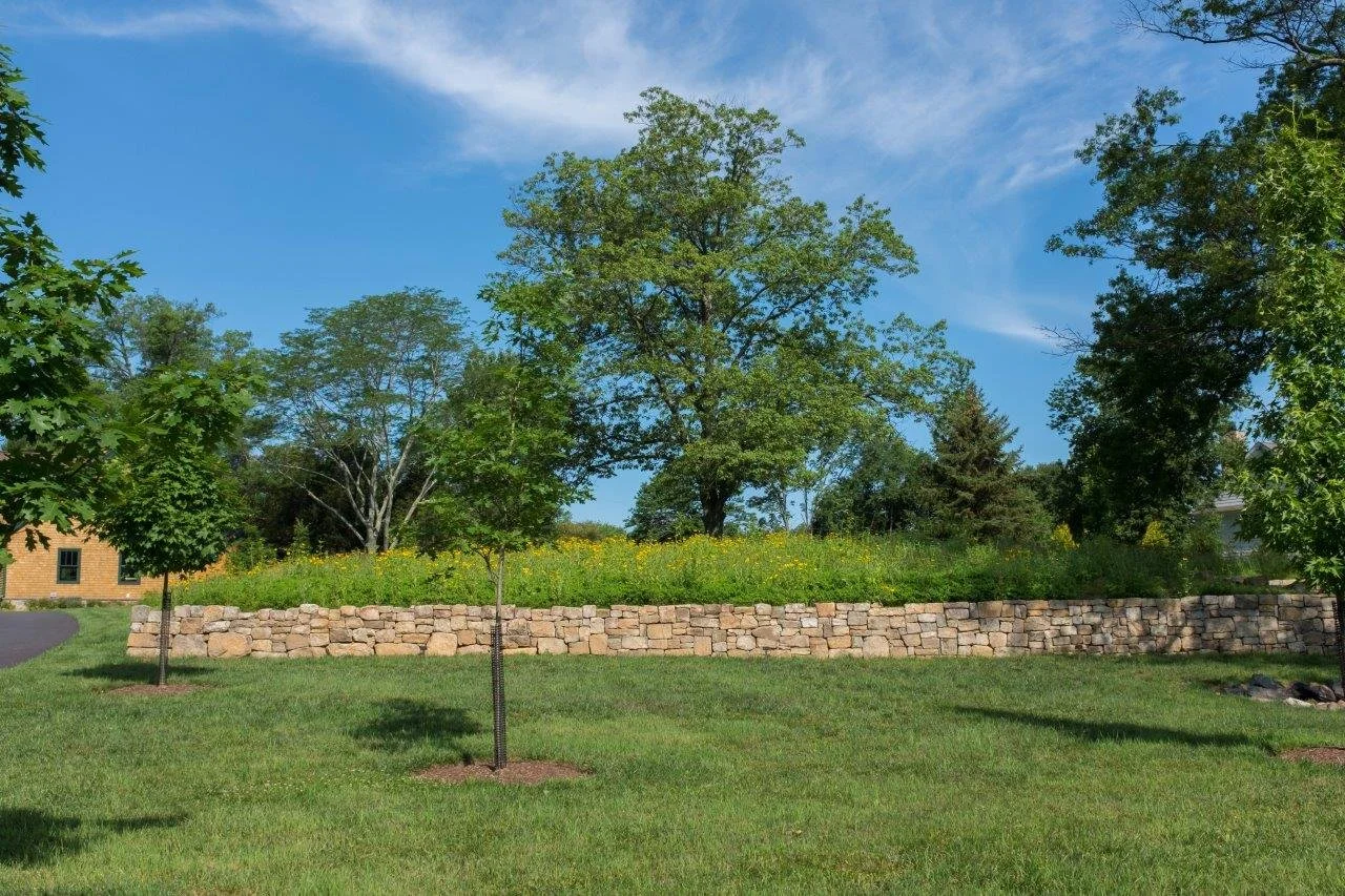 Retaining wall installation in Chatham, NJ