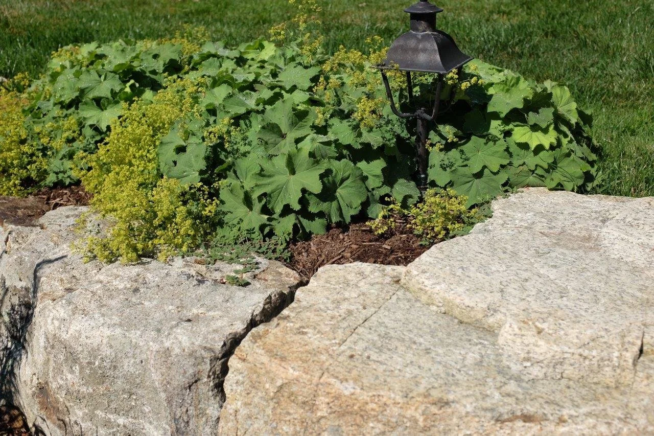 Stone retaining walls in Chatham, NJ