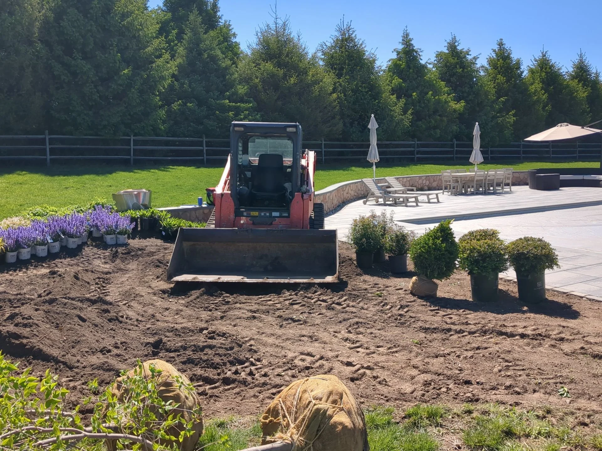 Landscape construction by BTS Landscaping