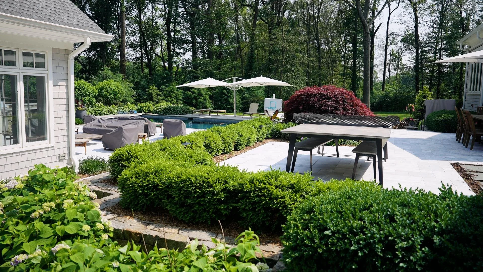 Refined garden maintenance at residential property in Morristown, NJ