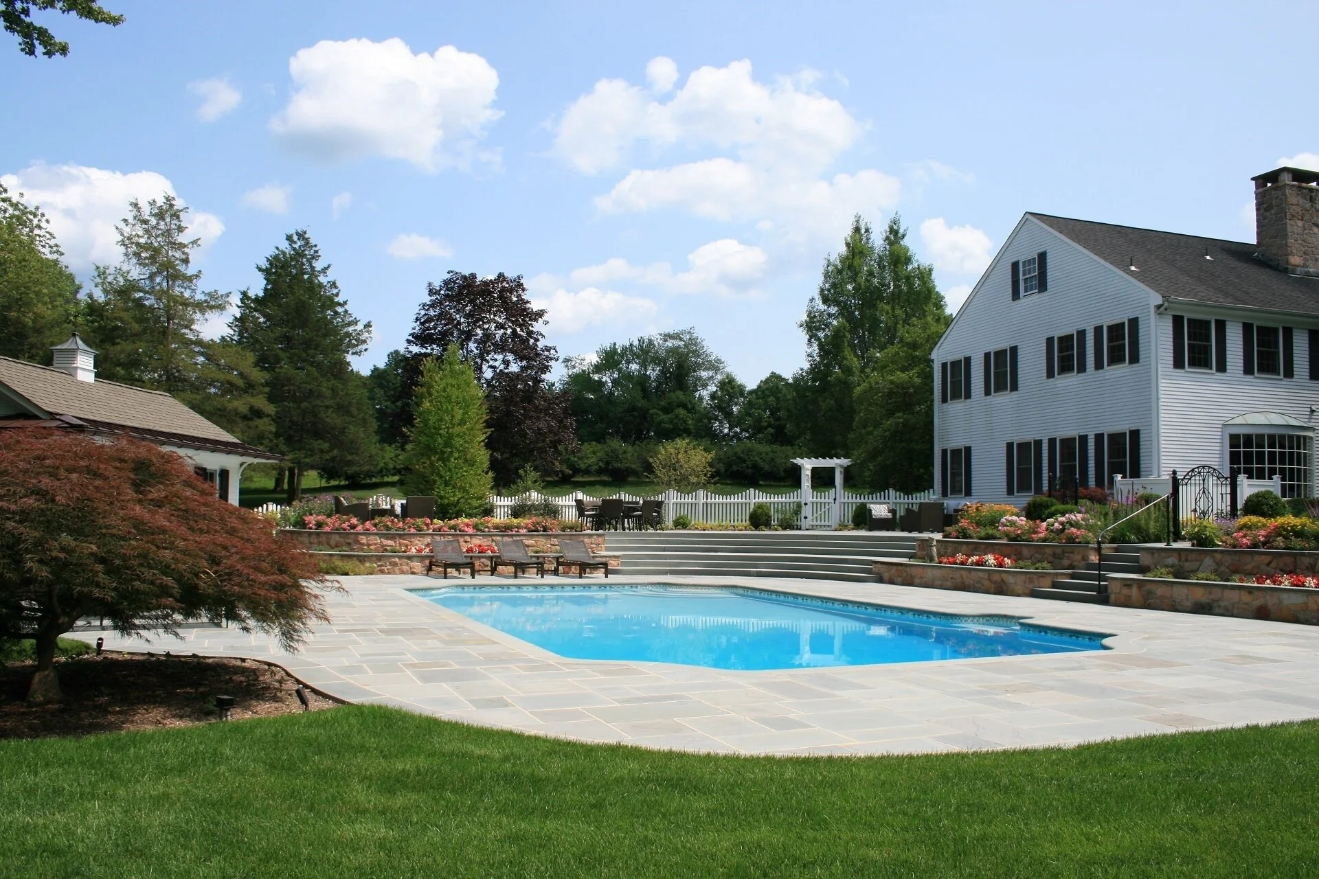 Poolscape in Far Hills, NJ