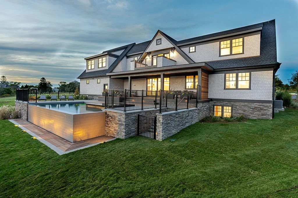 landscape lighting installation
