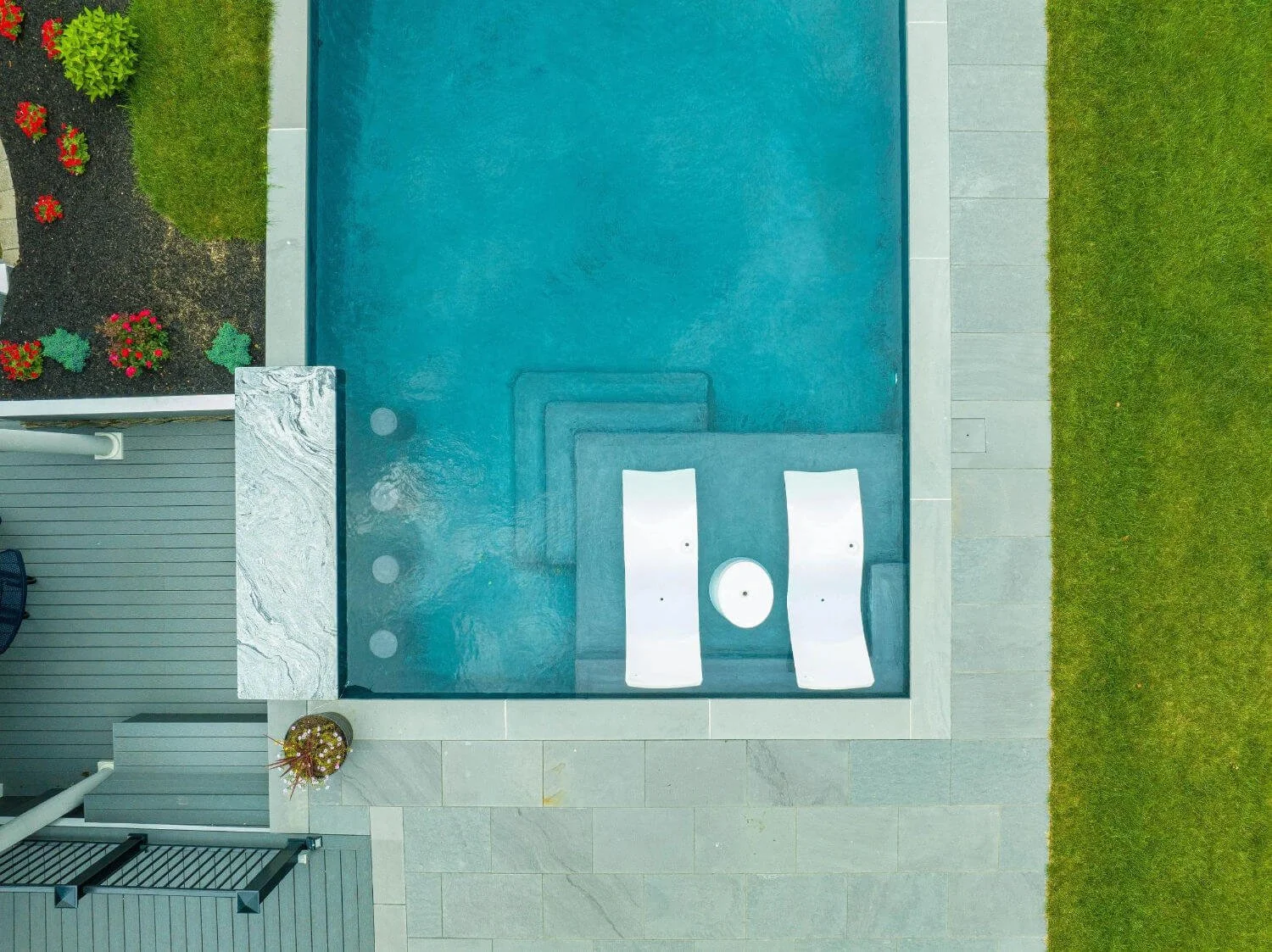 Inground pool design in Rhode Island