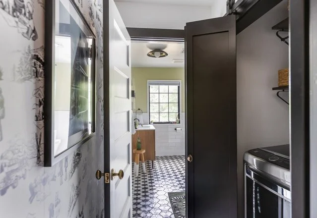 Is now a good time to talk about laundry??? Just wanted to say, that one way of making it less daunting is bringing the actual space up to the floor with the most bedrooms - often the 2nd floor. No more schlepping full baskets around. Laundries don&r