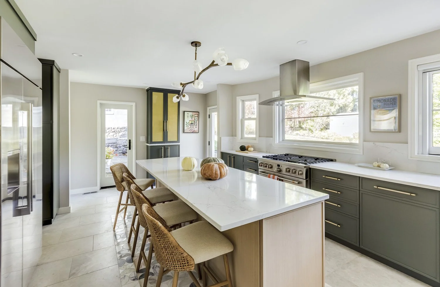 are colorful kitchen cabinets a passing trend