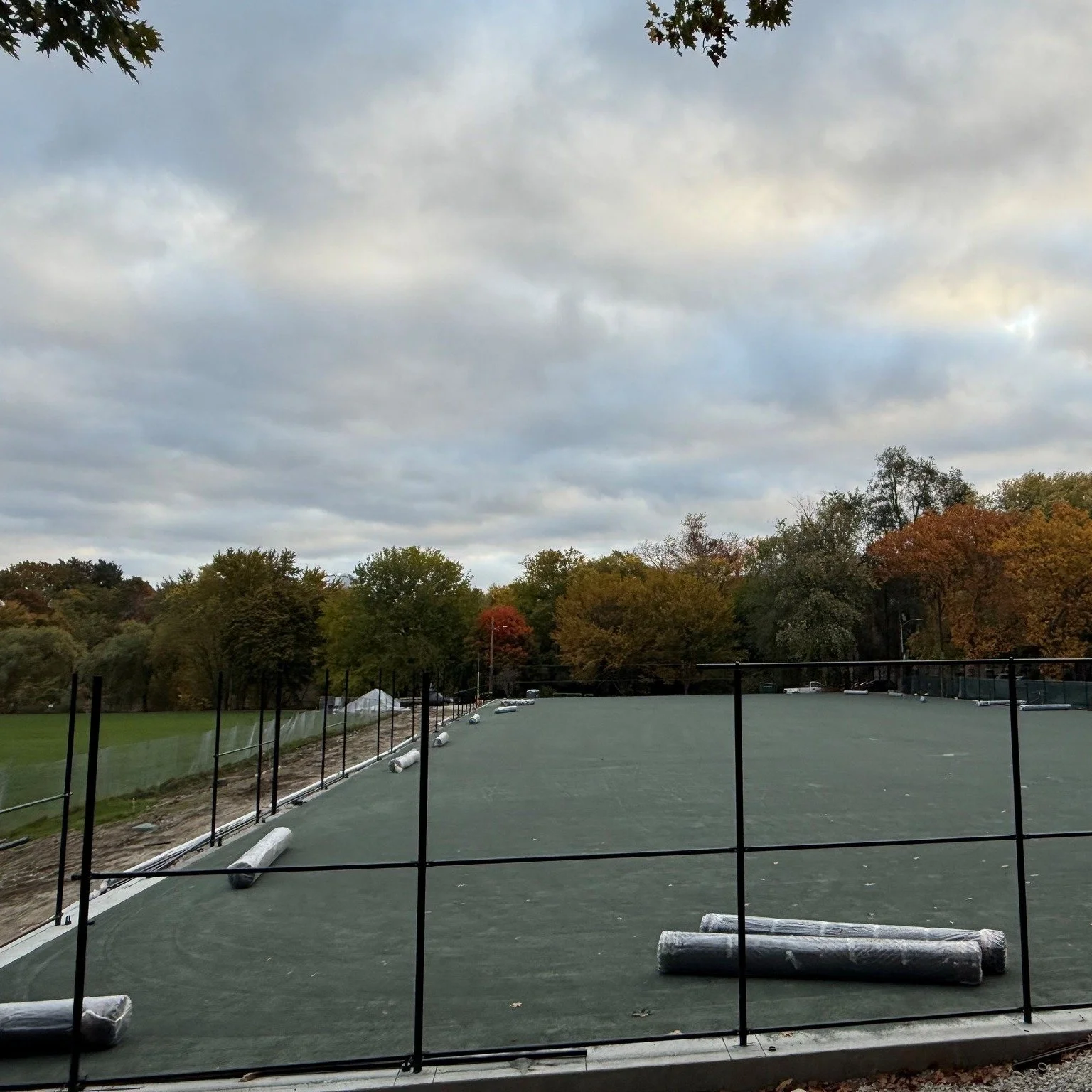 Project Update: Amory Park Brookline, MA
Parking Lot was stripped down, leveled and repaved. Stairs are complete. and new tennis courts are prepped and ready.