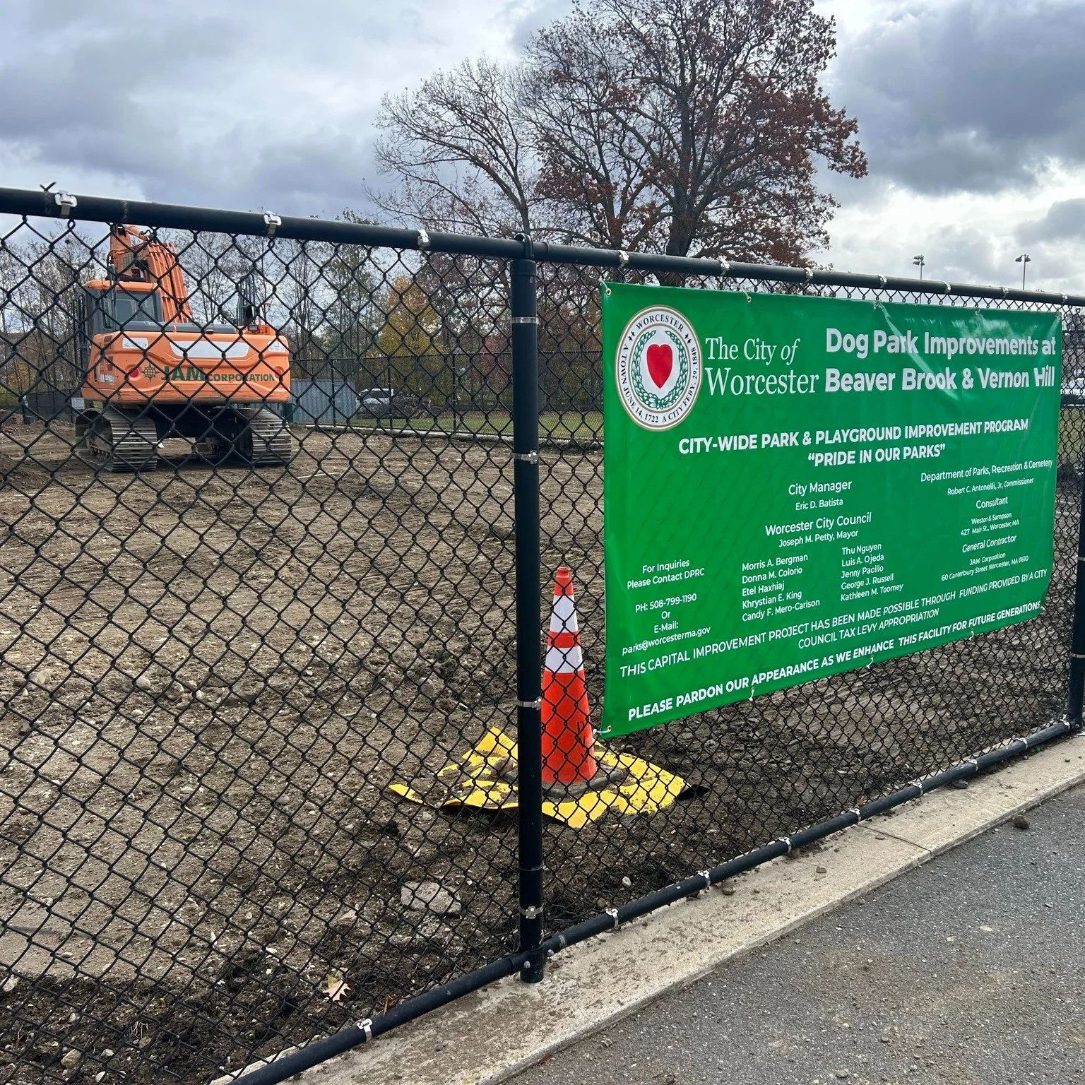 New Project! 
We're thrilled to announce that two of our beloved dog parks are getting a makeover! #worcestercounty #worcesterma #worcester  The Beaver Book Dog park and Vernon Hill Dog Park are undergoing improvements to provide a better experience 