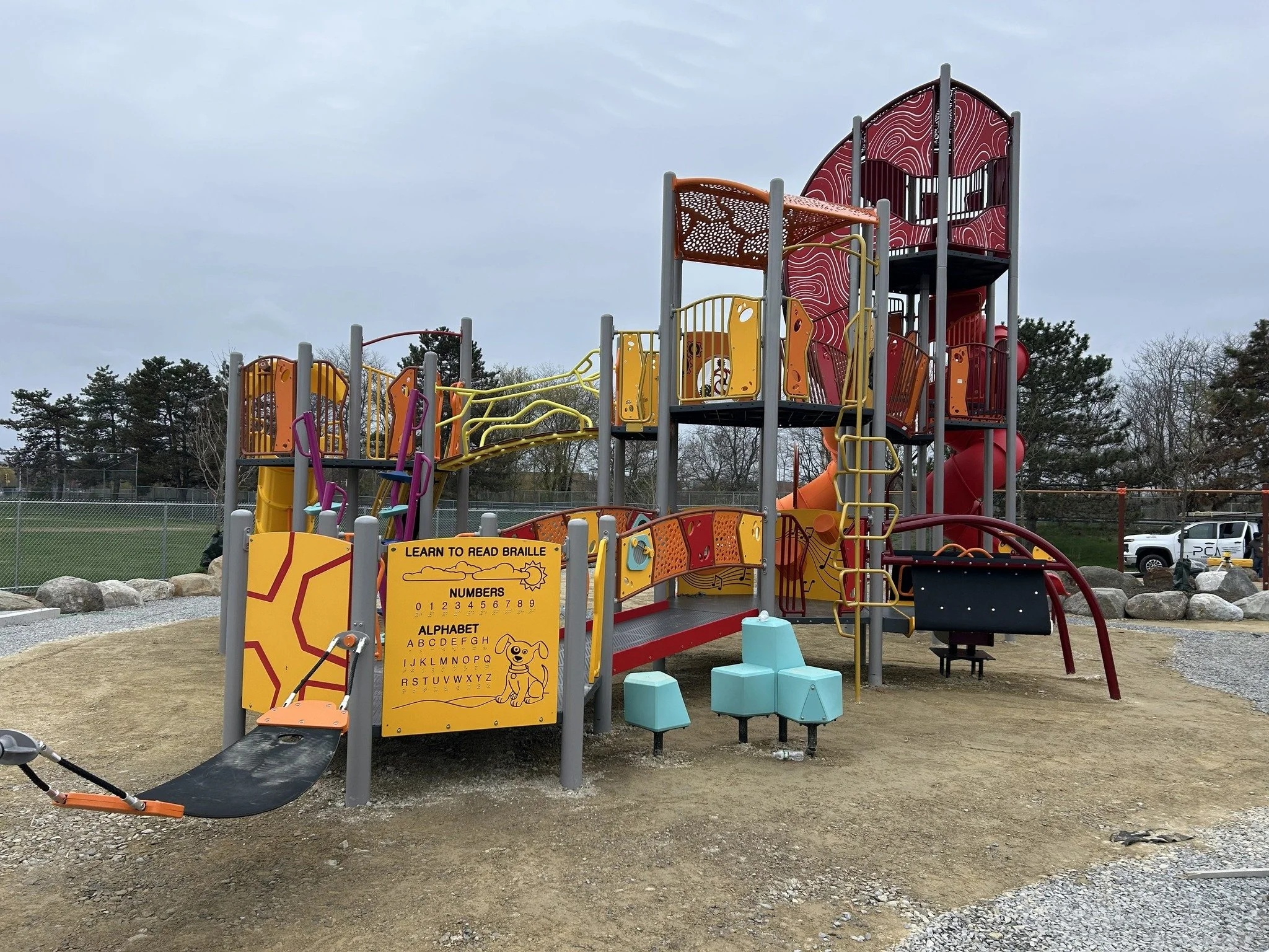 Update to Lowell: Playground installation is complete