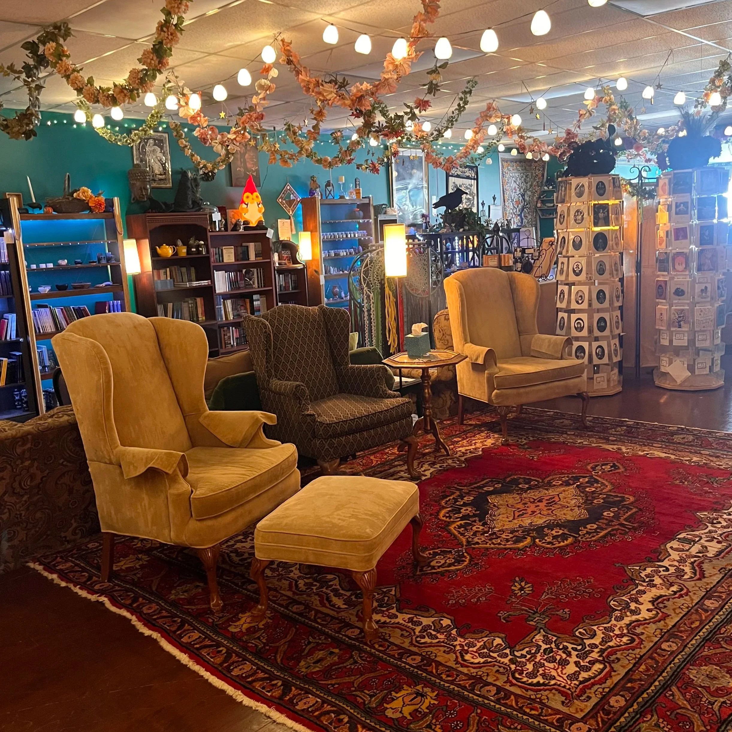 Seating for everyone to just come in and hang out. 