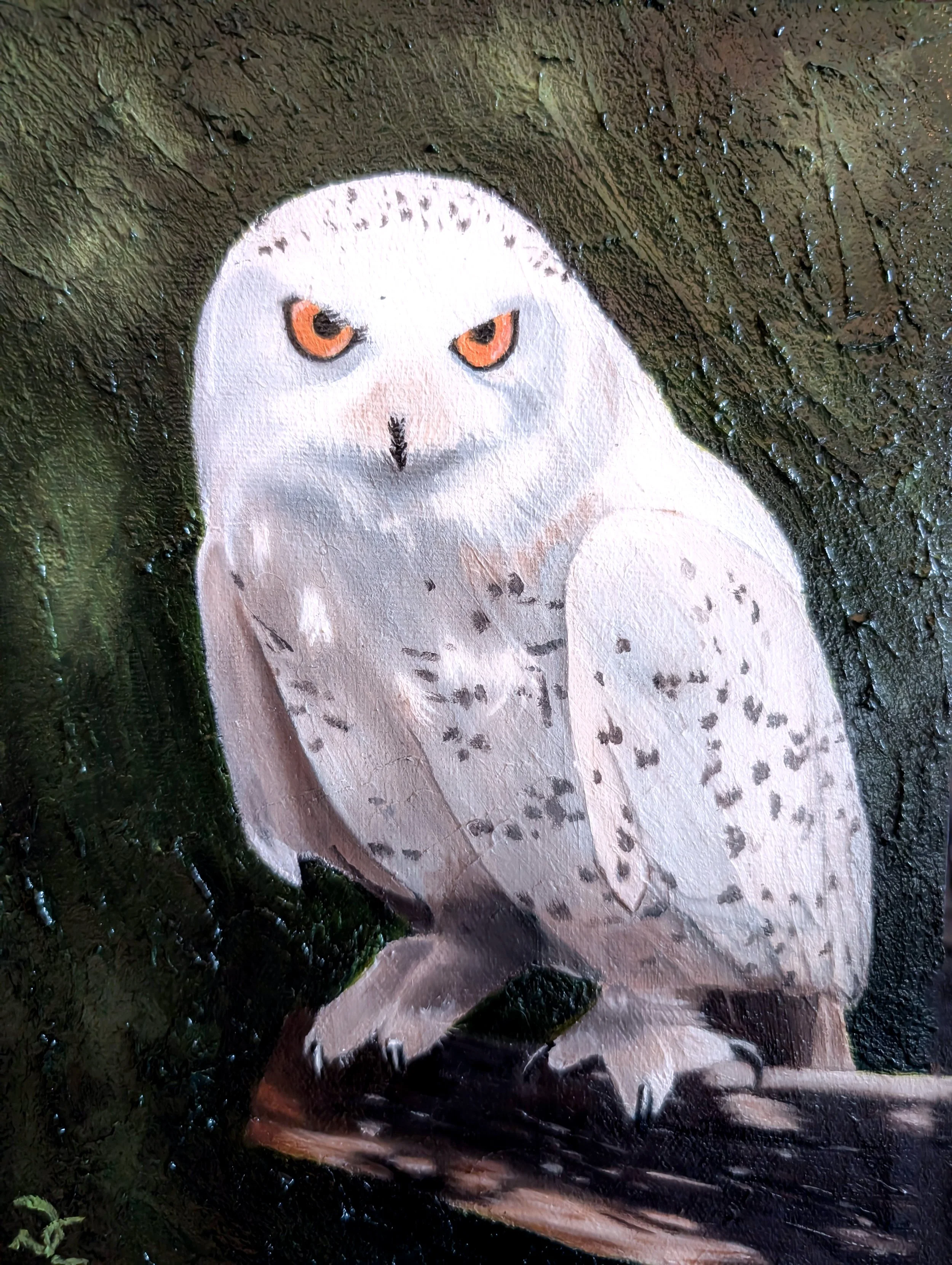  The Pale Watcher (7x9)
 Artist Studio 
 Thamesford, ON

  For Sale  