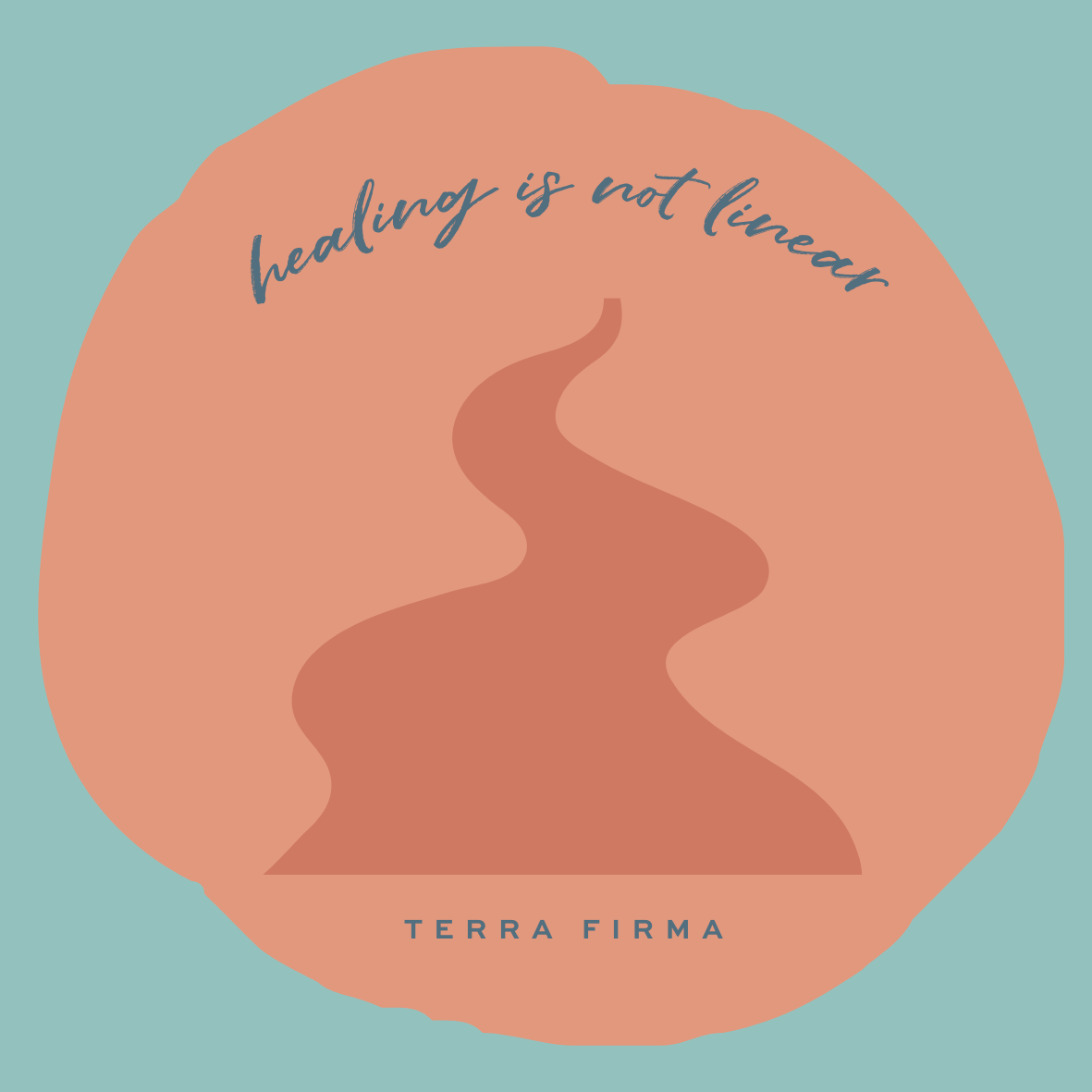 Healing Isn't Linear Sticker #2