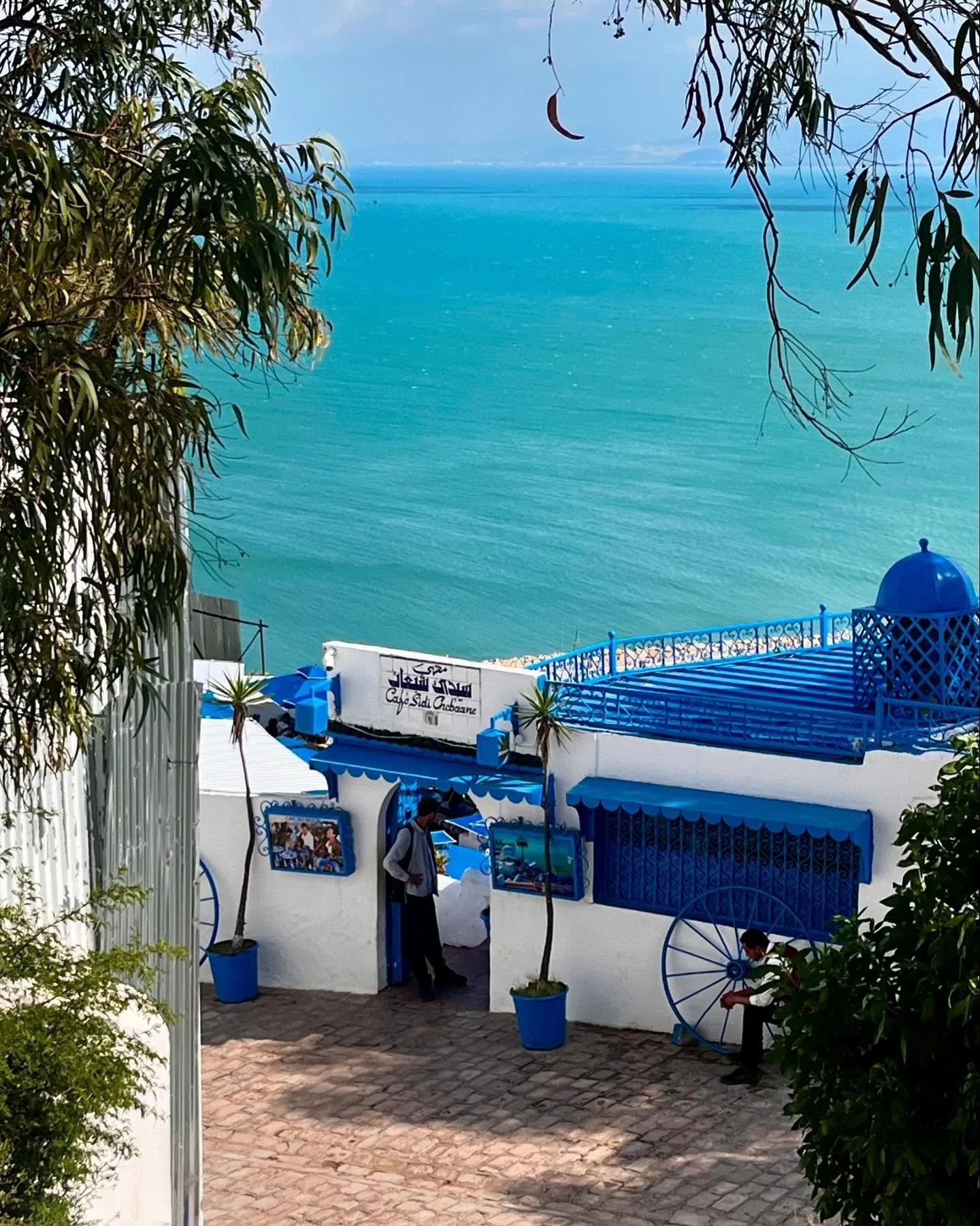 Tunis, du bleu et des amis. 
Merci ma @jessica.matoua , week-end en bleu inoubliable 🙏 et happy you @rafou20 🎂 
#tunismood #cafedesdelices #bdayparty