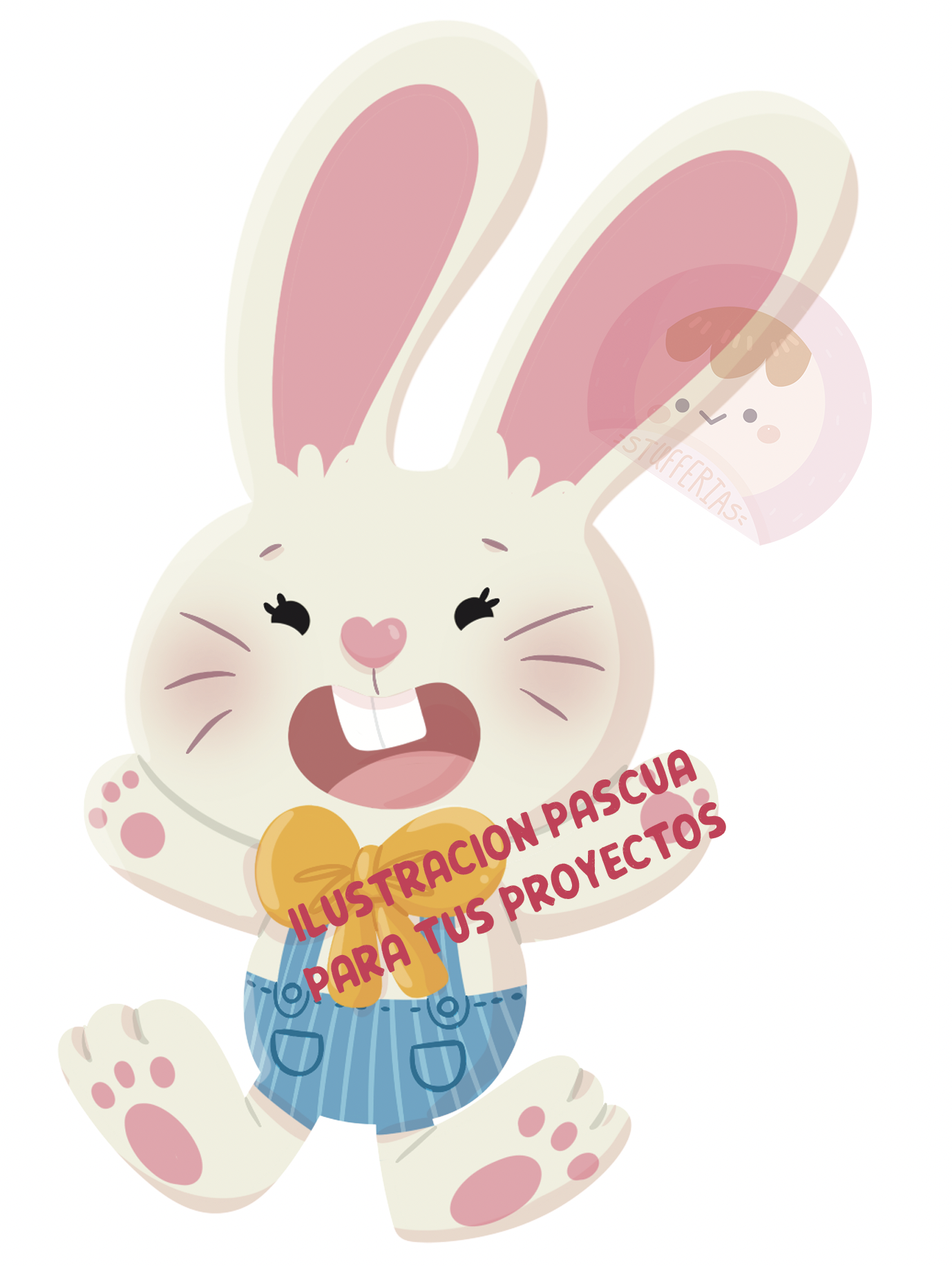 ILUSTRACION CONEJO FELIZ