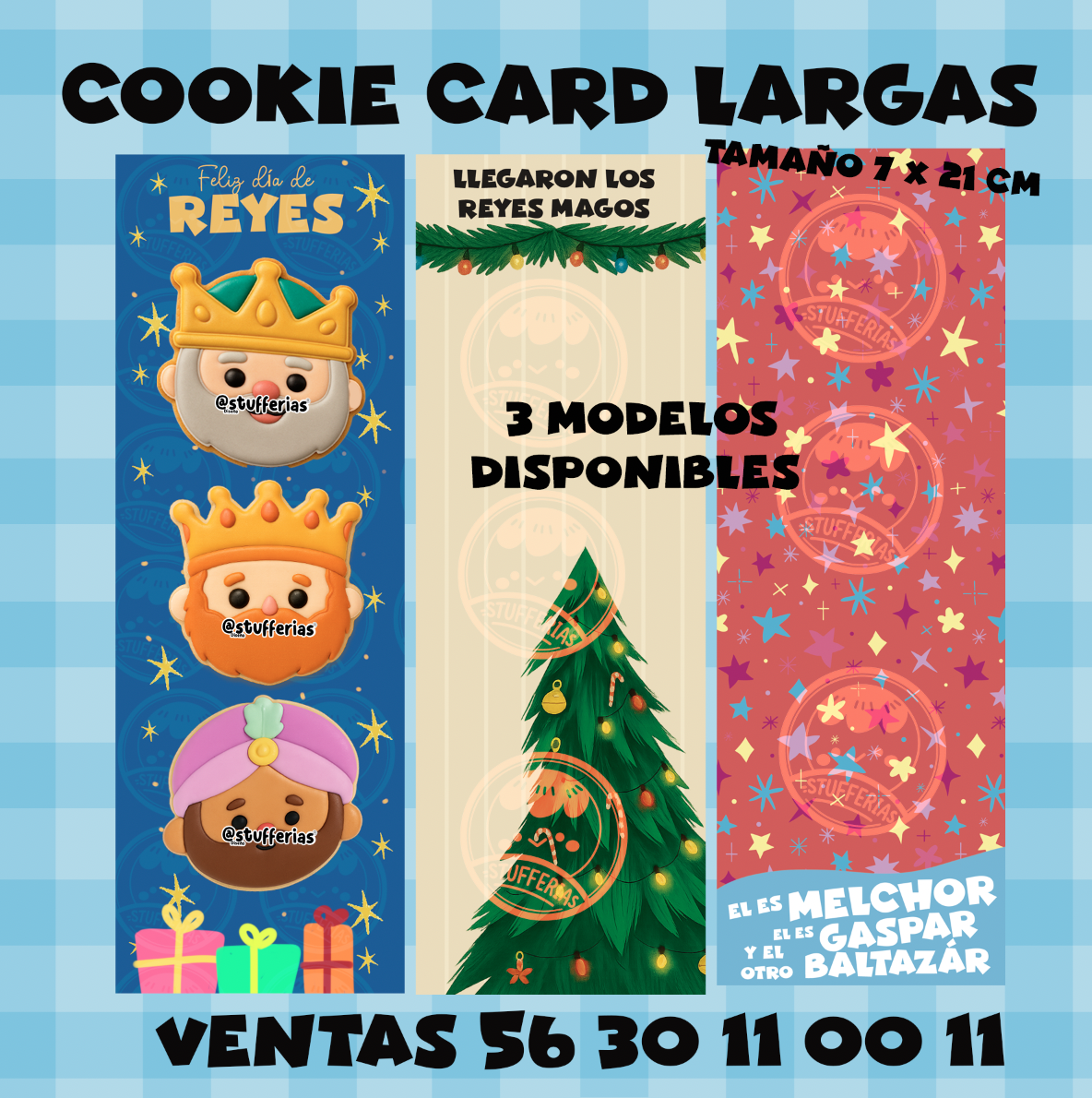 CARD LARGA REYES MAGOS TABLOIDE