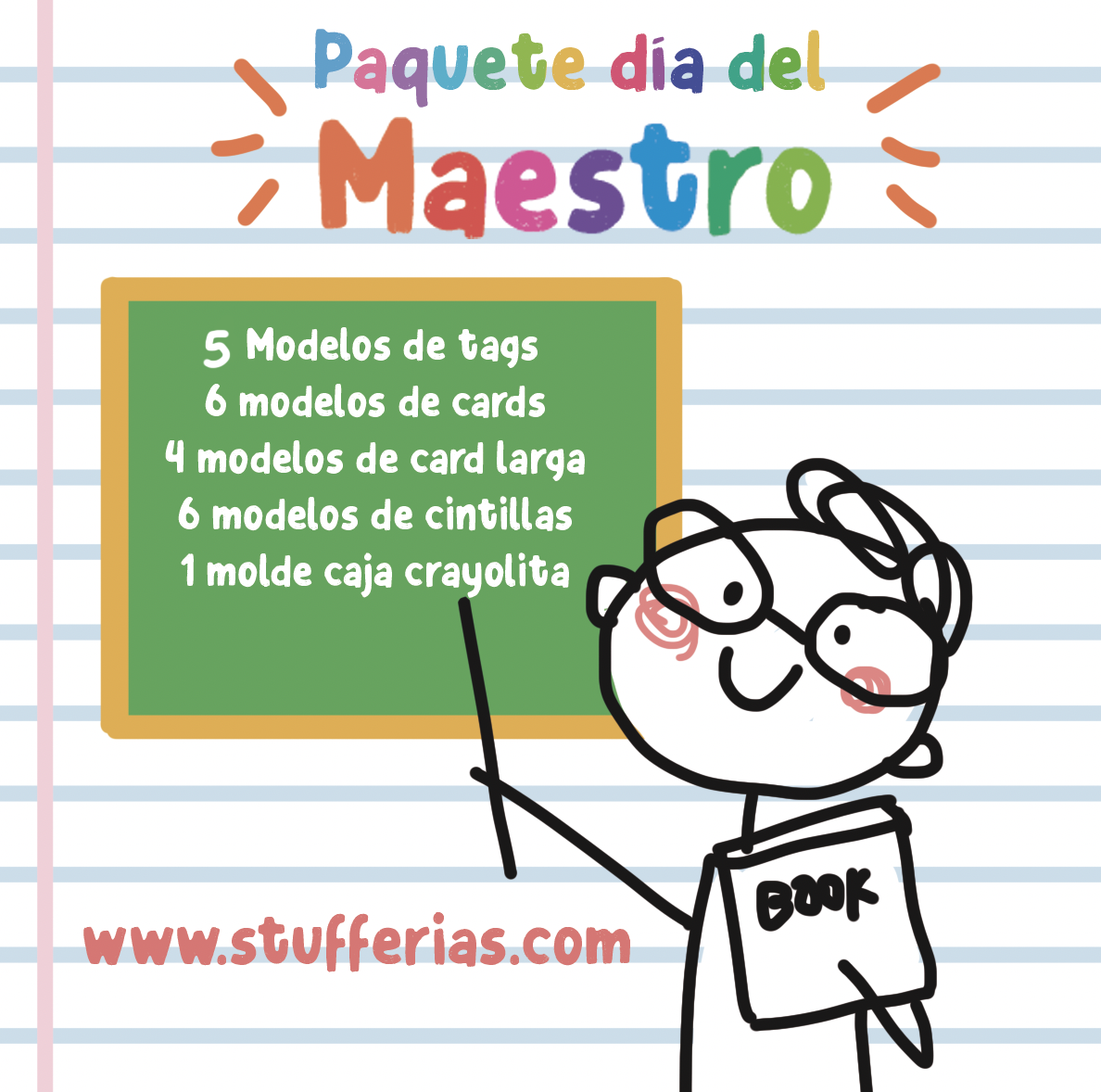 Paquete día del Maestro (tabloide)