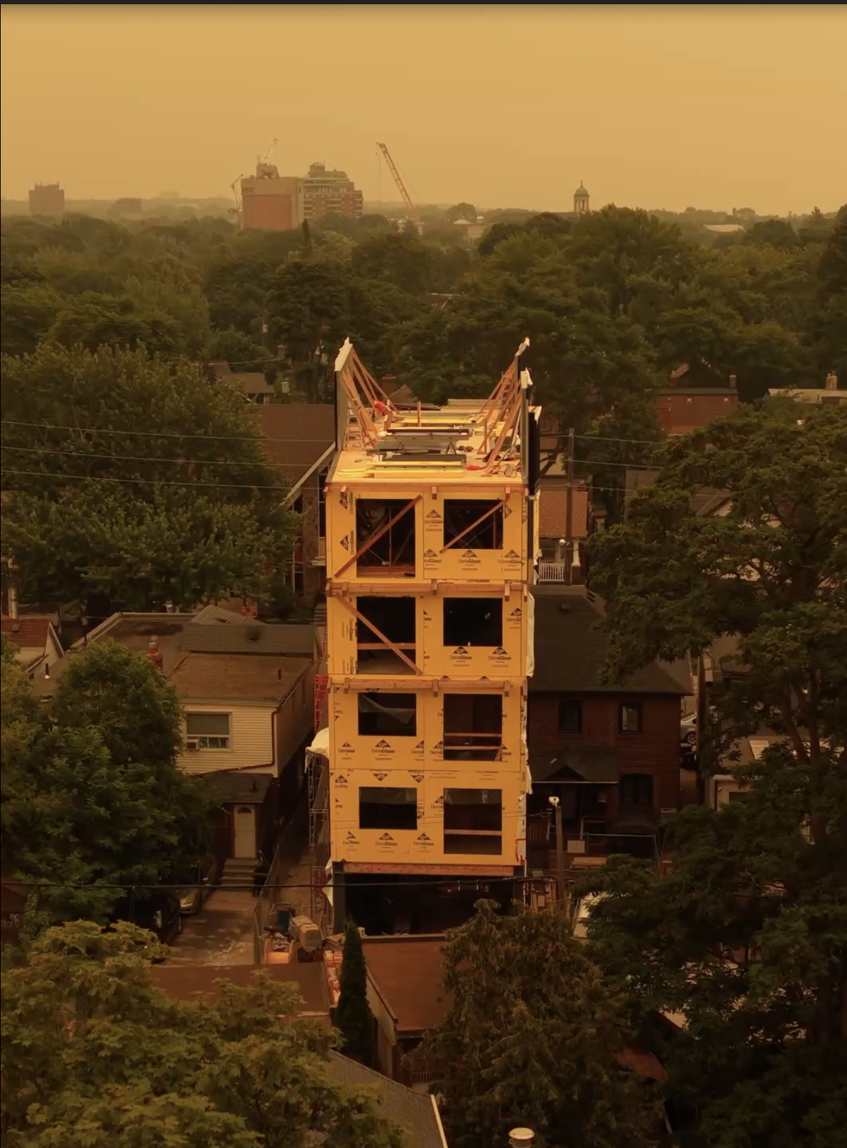 Capturing Cinematic Construction Documentation Under Unique Atmospheric Skies