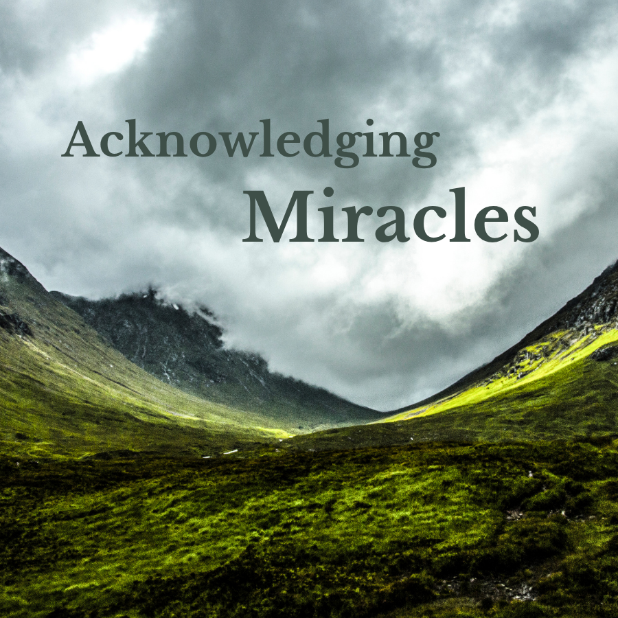 Acknowledging Miracles