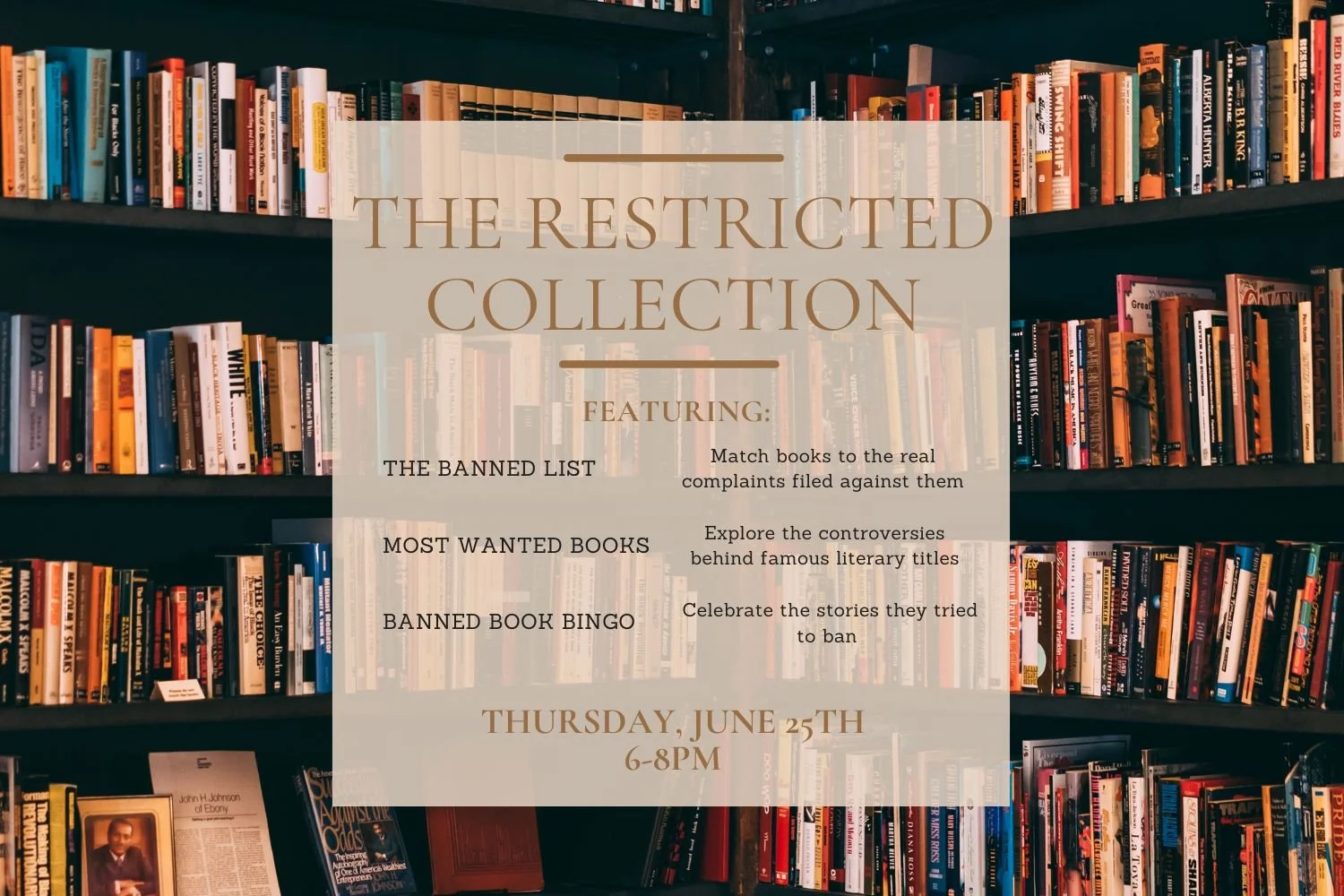 The Restricted Collection: A Banned Book Night